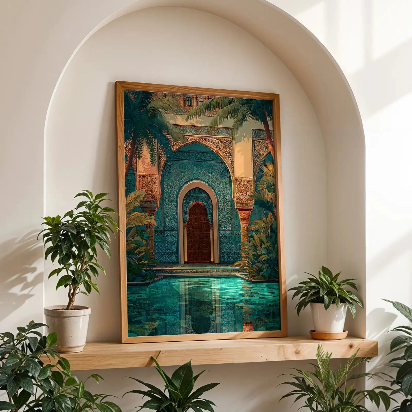 Tableau Décoration Murale  Oriental Marocain – Palais Marocain l | Ambiance Riad Chic