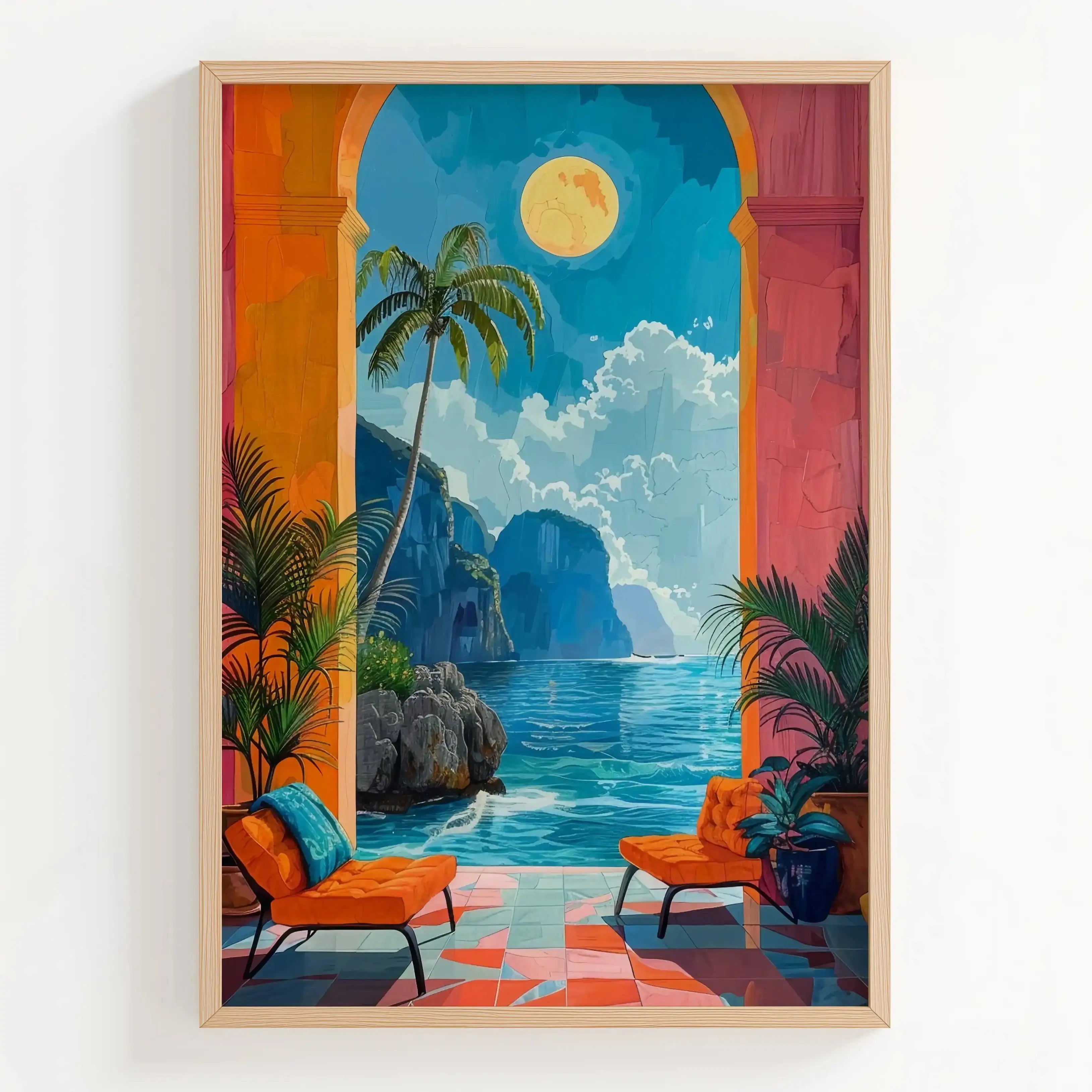 Tableau Moderne – Terrasse au Soleil Kivura Shop