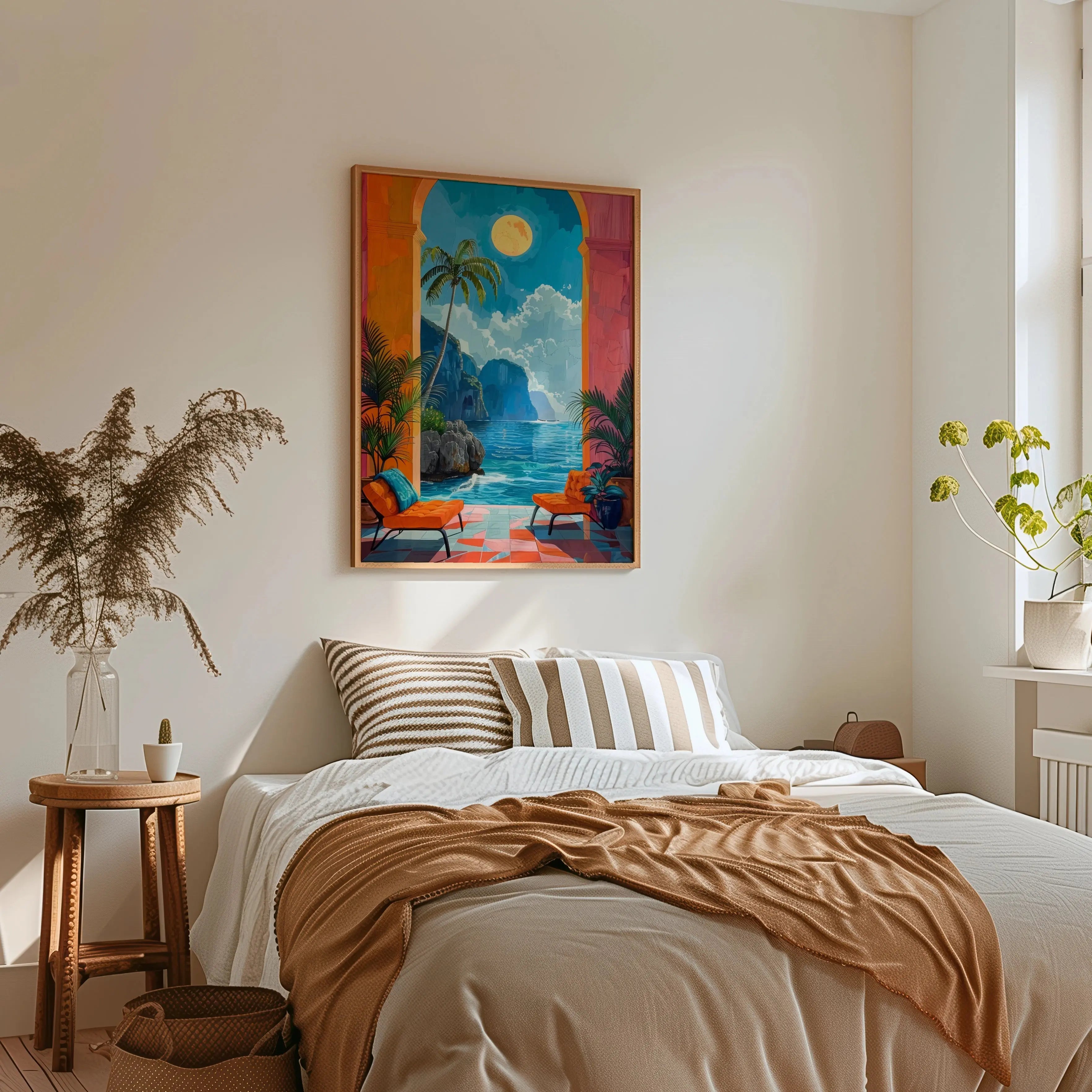 Tableau Moderne – Terrasse au Soleil Kivura Shop