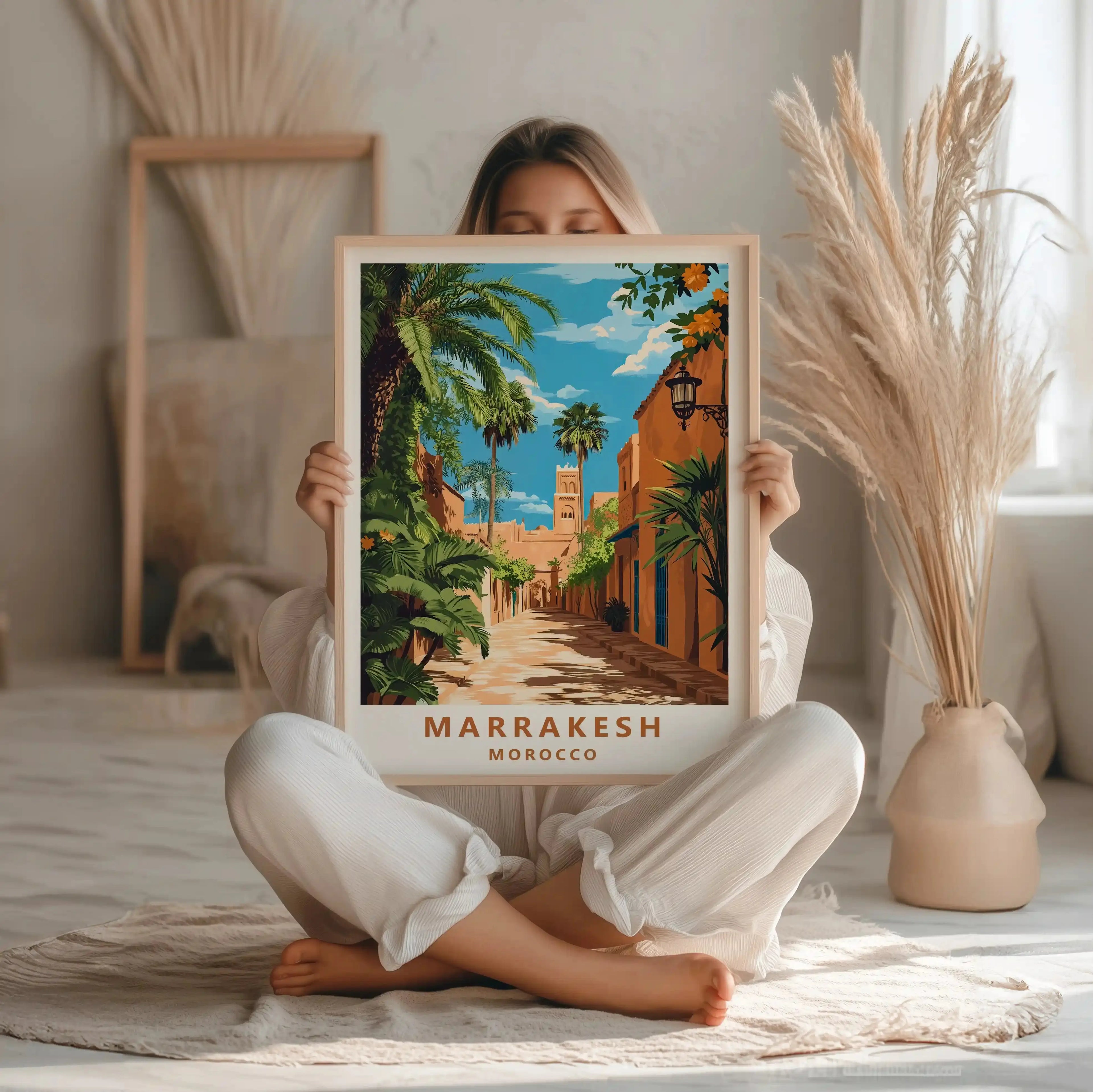 Tableau Moderne – Marrakesh – La Promenade Orientaliste Kivura Shop