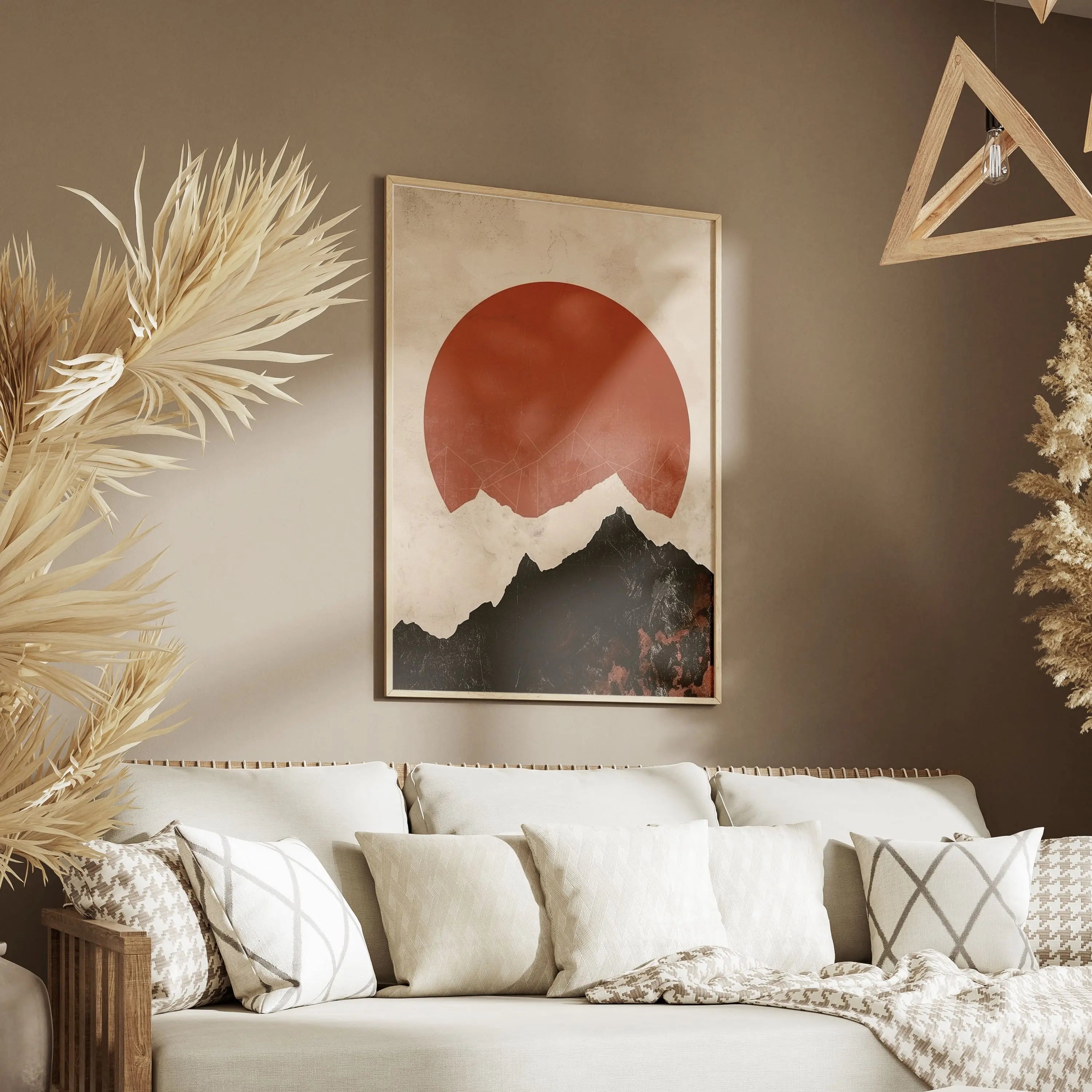 Tableau Décoration Murale - Éclipse sur les Cimes