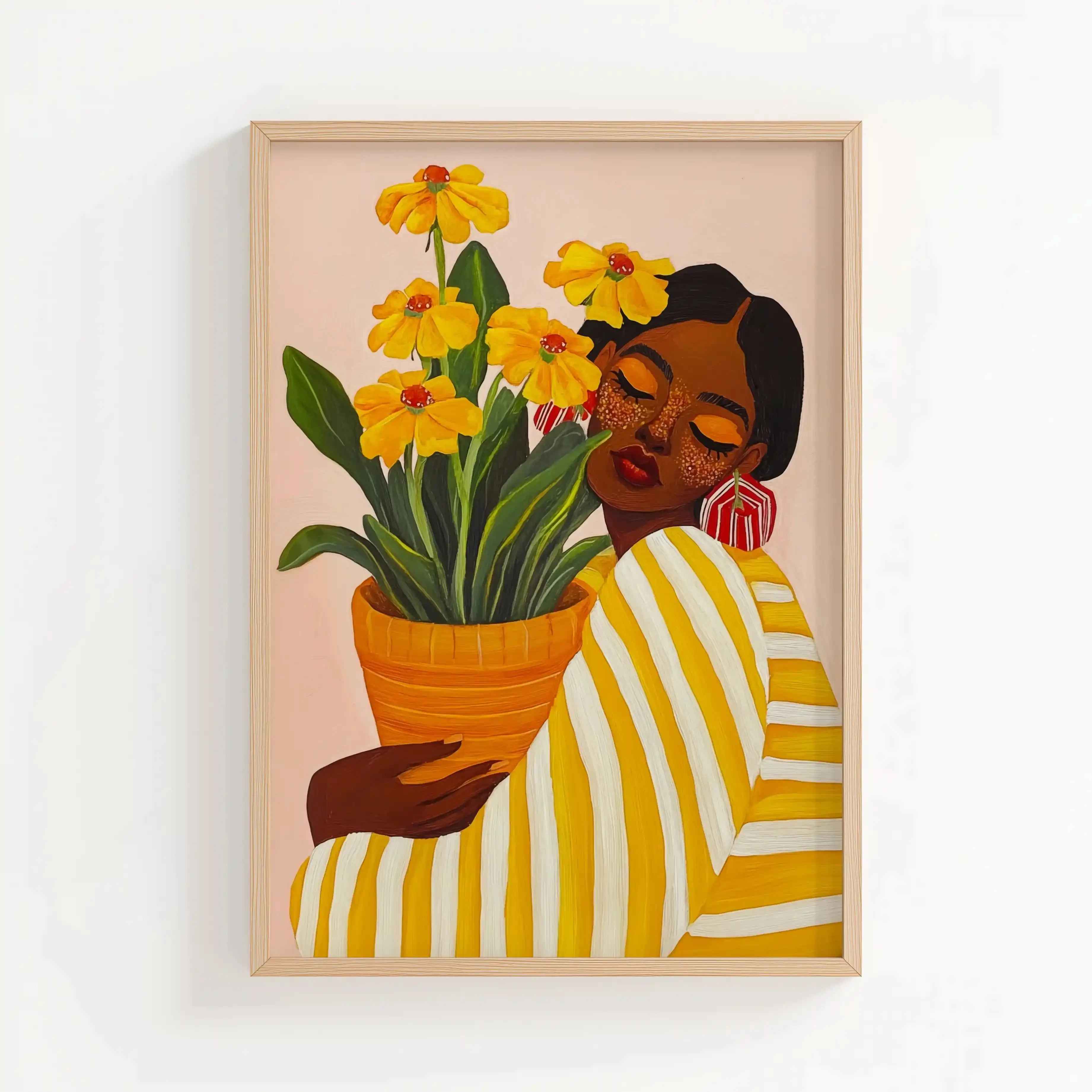 Tableau Moderne – Art mural coloré – Fleur d’Aube Kivura Shop