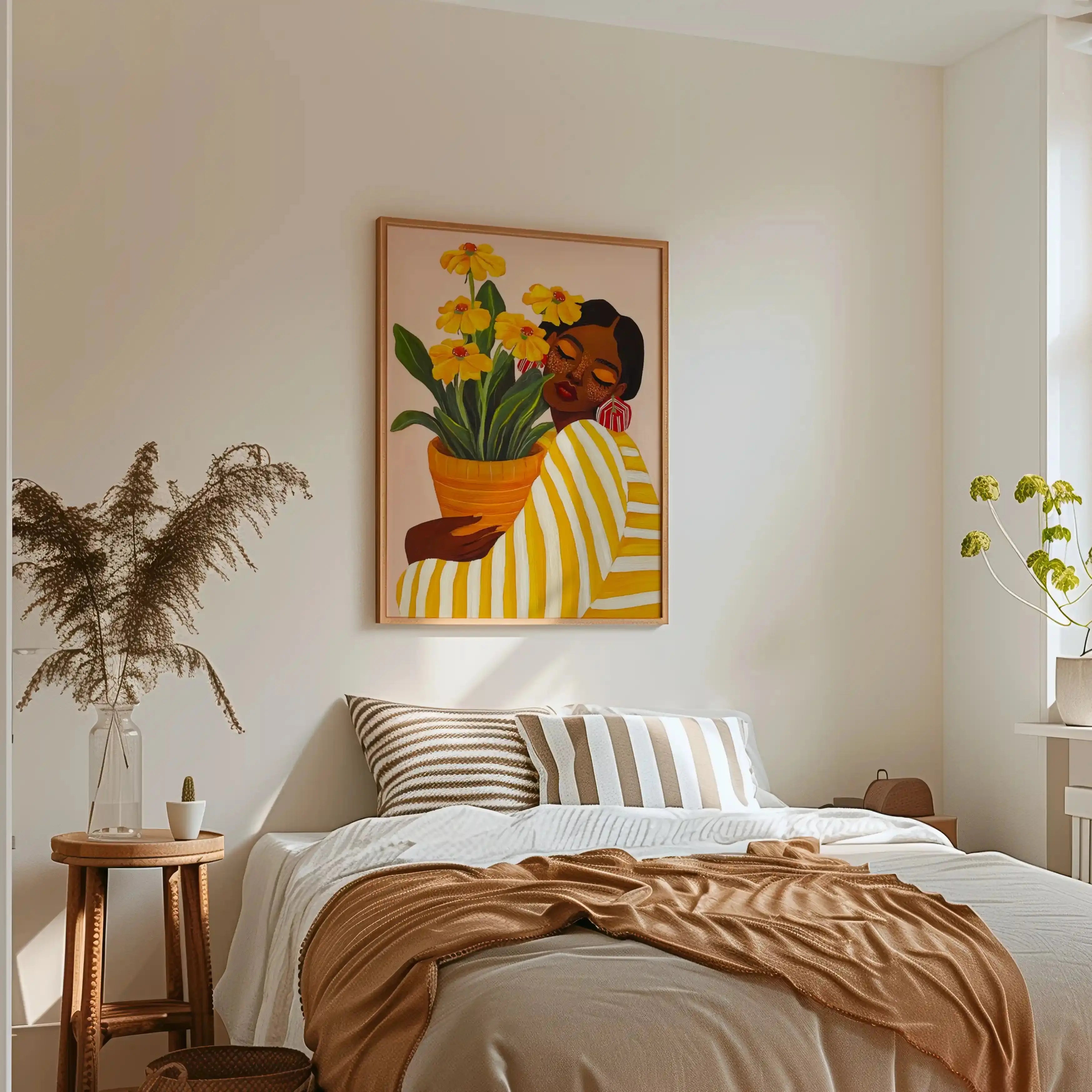 Tableau Moderne – Art mural coloré – Fleur d’Aube Kivura Shop