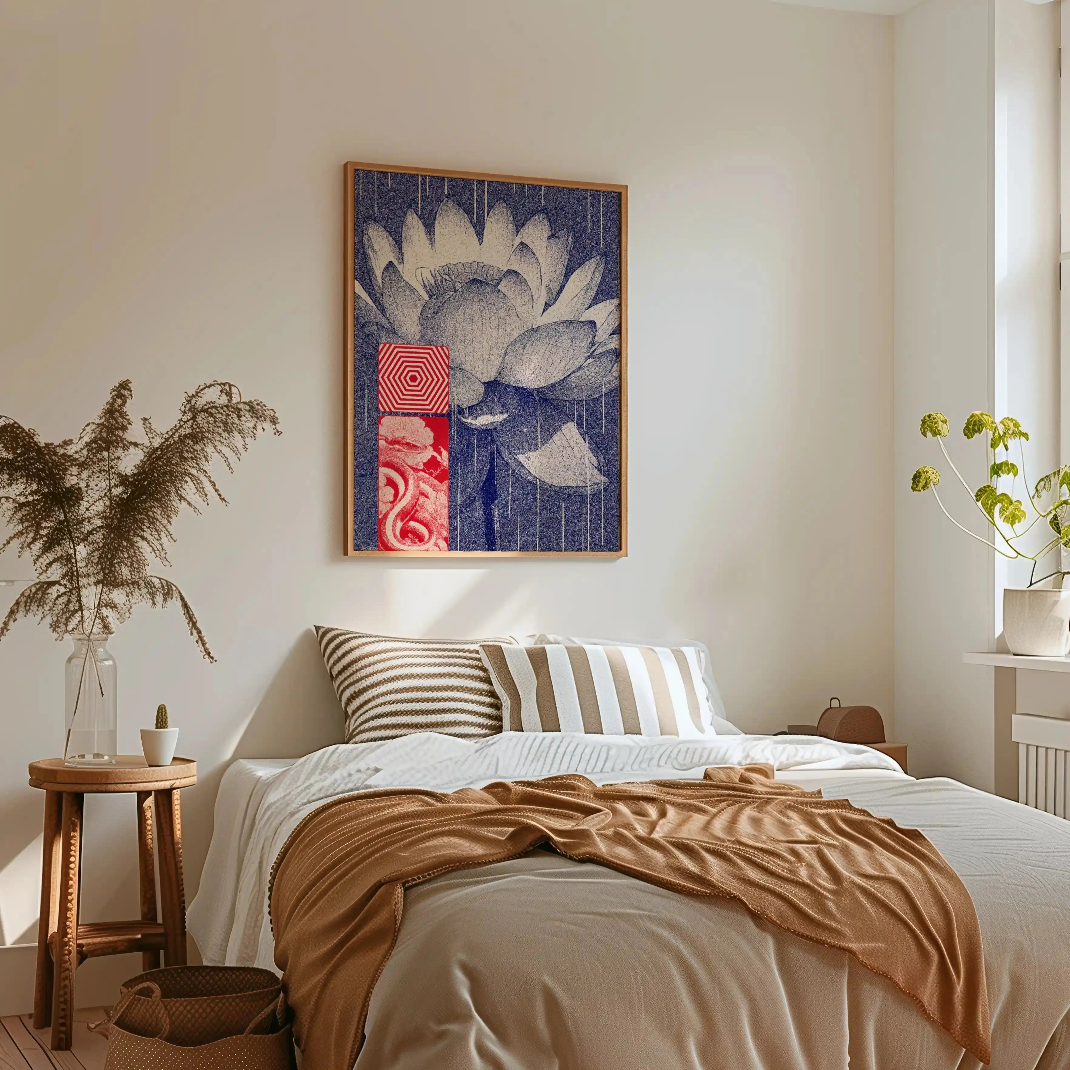 Tableau Moderne – Chill - Lotus Rouge Kivura Shop