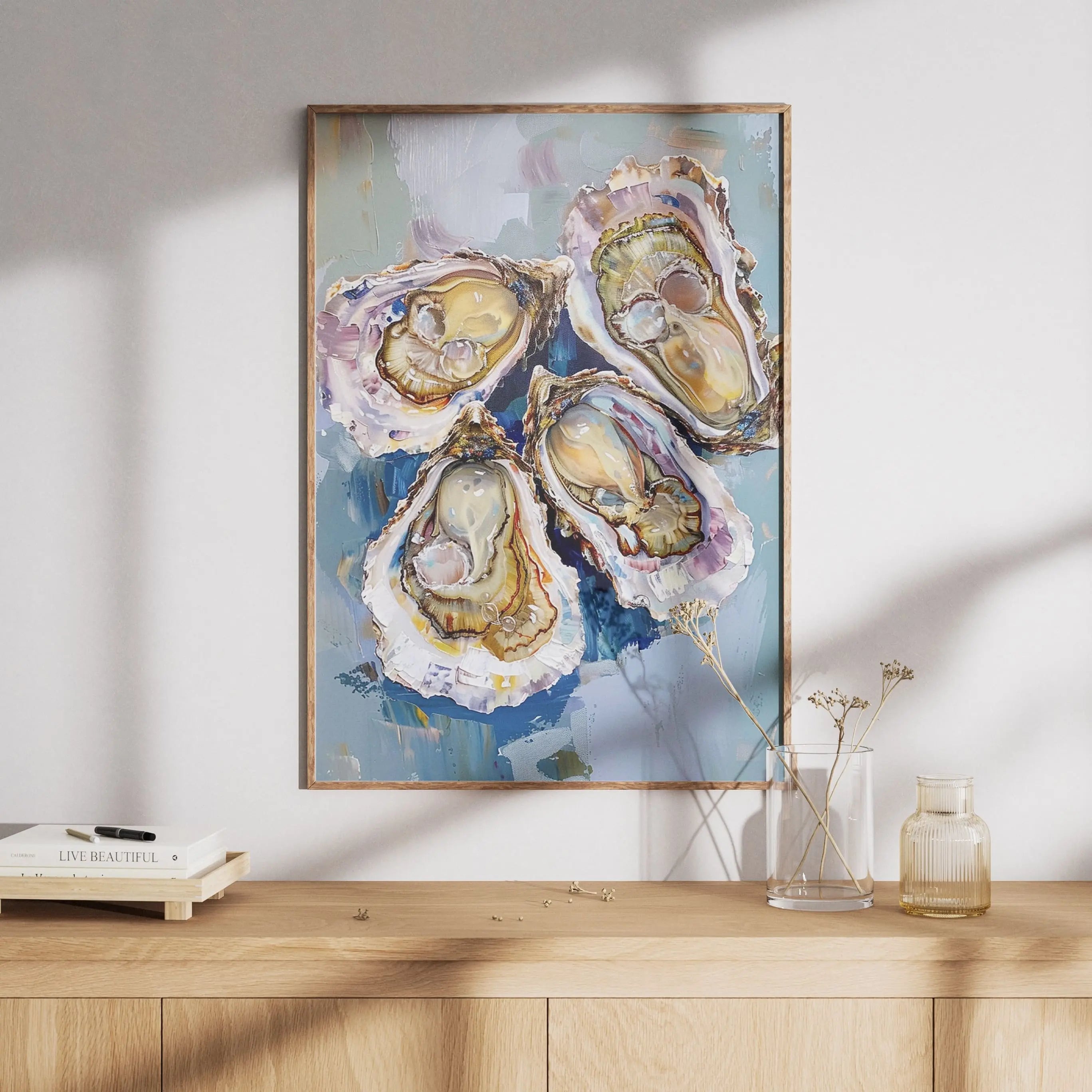 Tableau Décoration Murale - Les Perles Salées – Éloge de la mer et de la matière