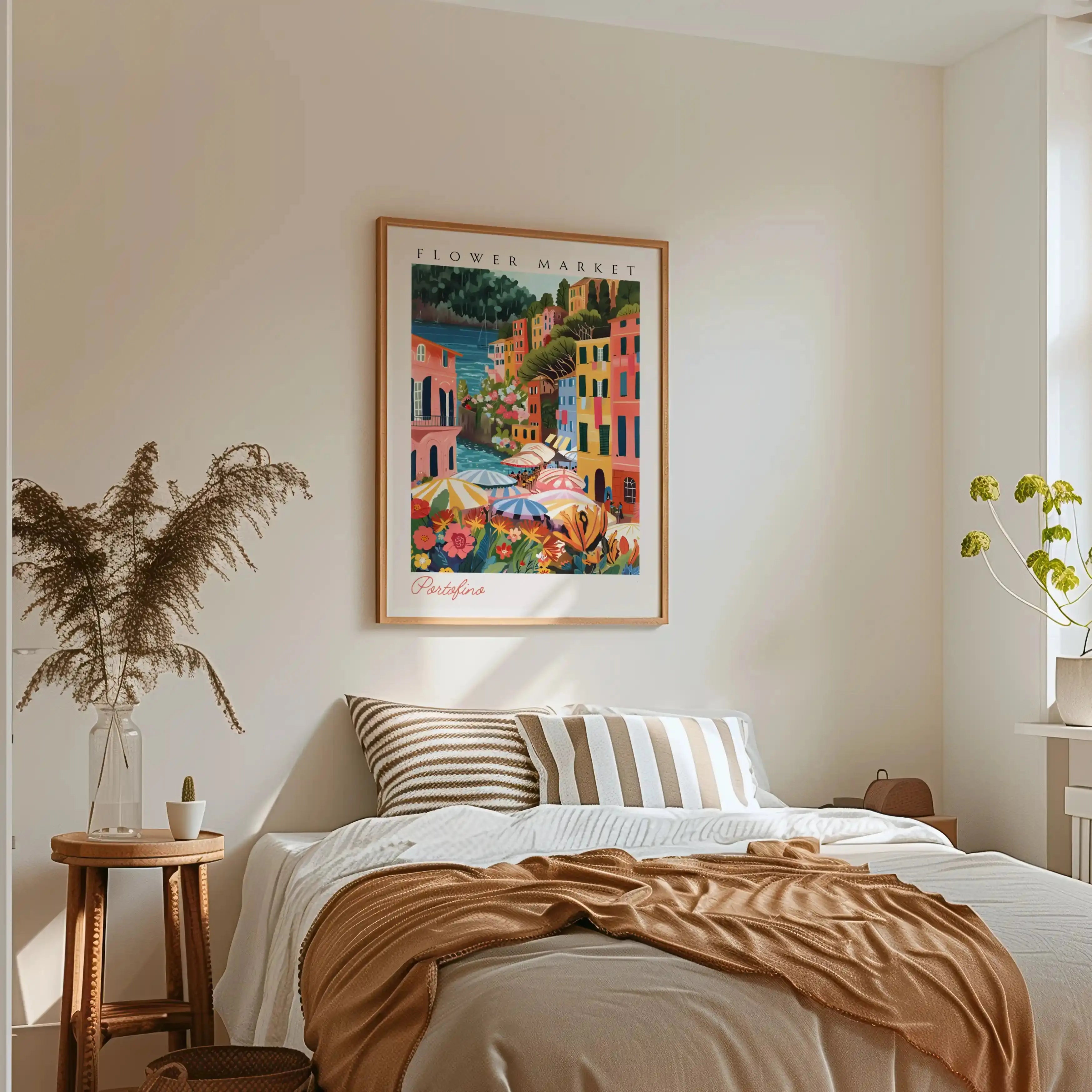 Tableau Décoration Murale - Portofino – Flower Market Kivura Shop