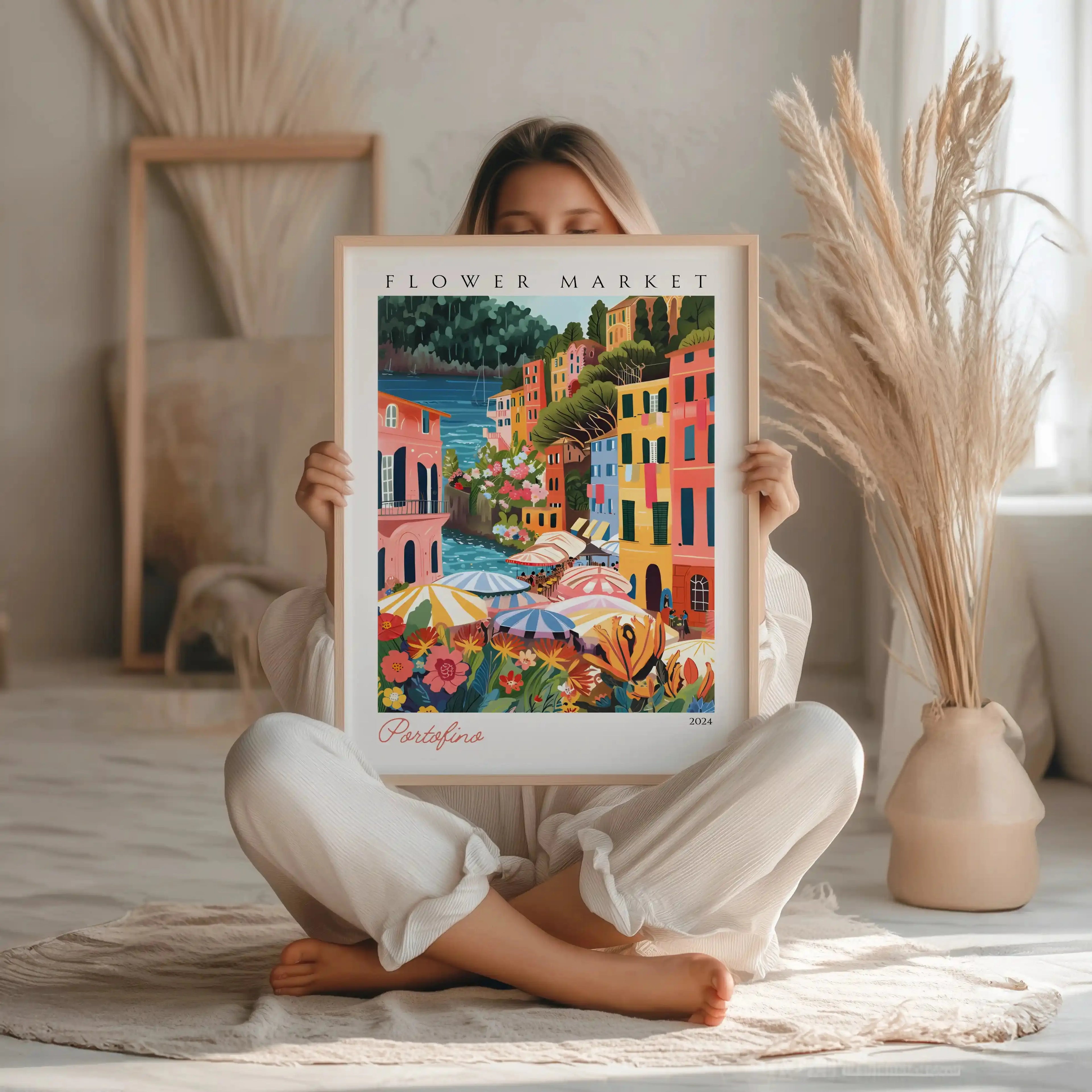 Tableau Décoration Murale - Portofino – Flower Market Kivura Shop