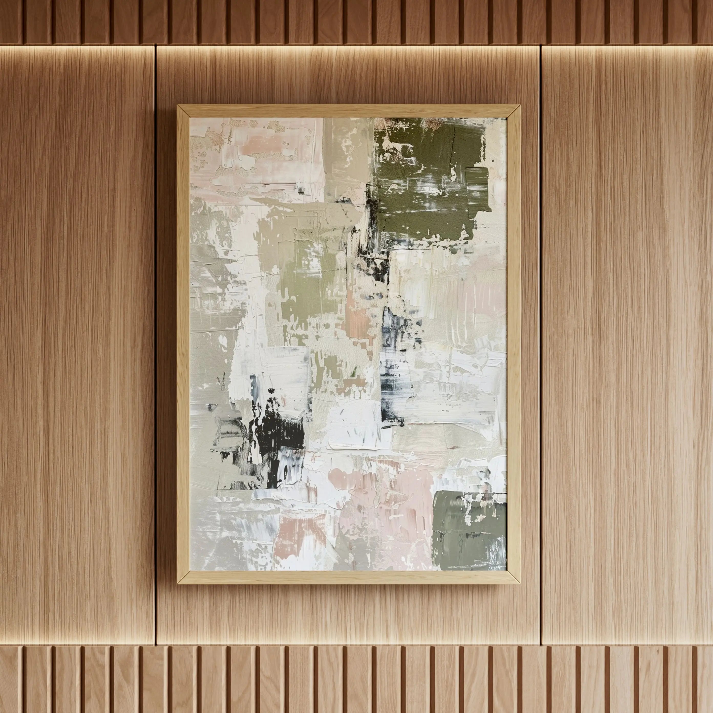 Tableau Décoration Murale - Fragment Abstrait - Inspiration Brut