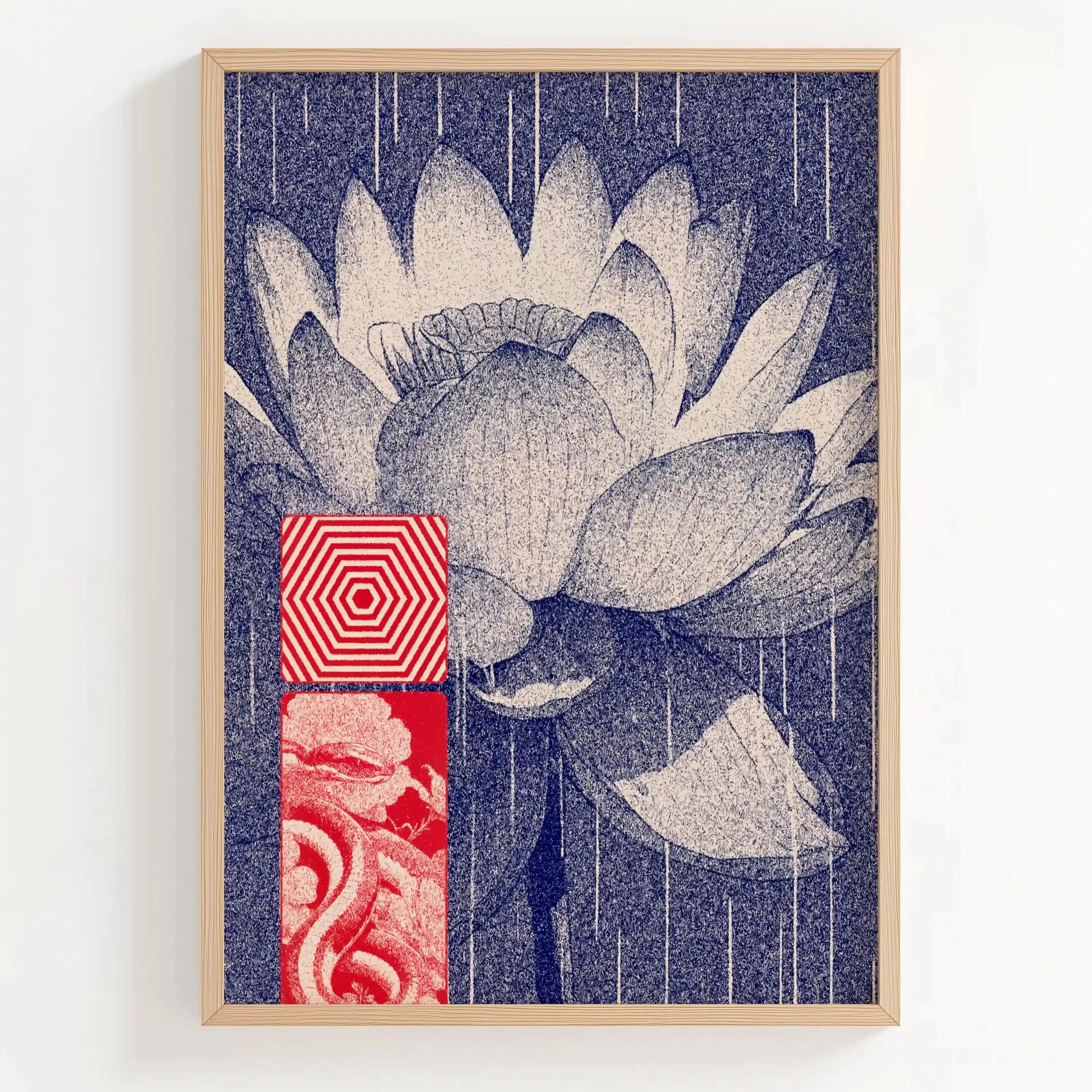 Tableau Moderne – Chill - Lotus Rouge Kivura Shop