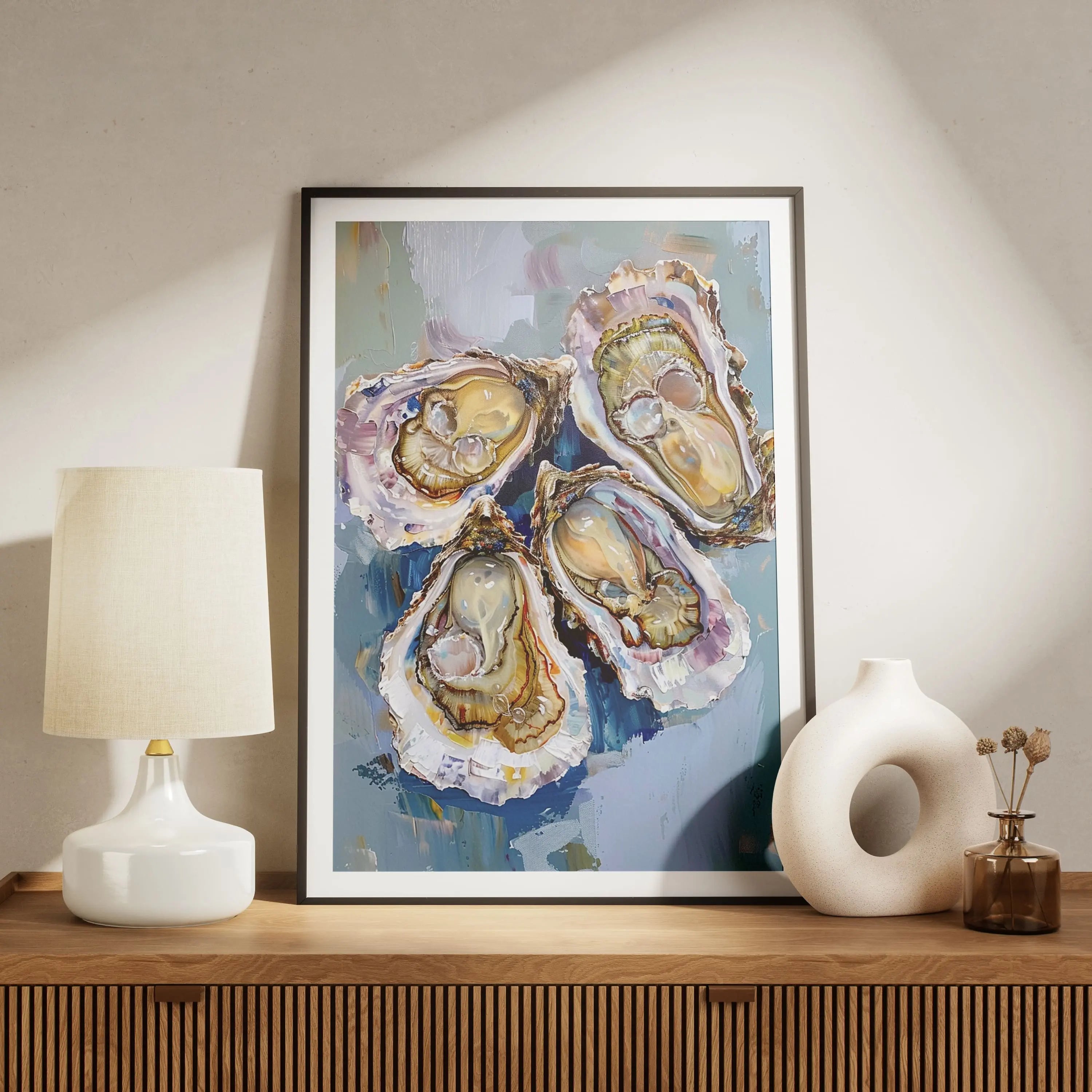 Tableau Décoration Murale - Les Perles Salées – Éloge de la mer et de la matière