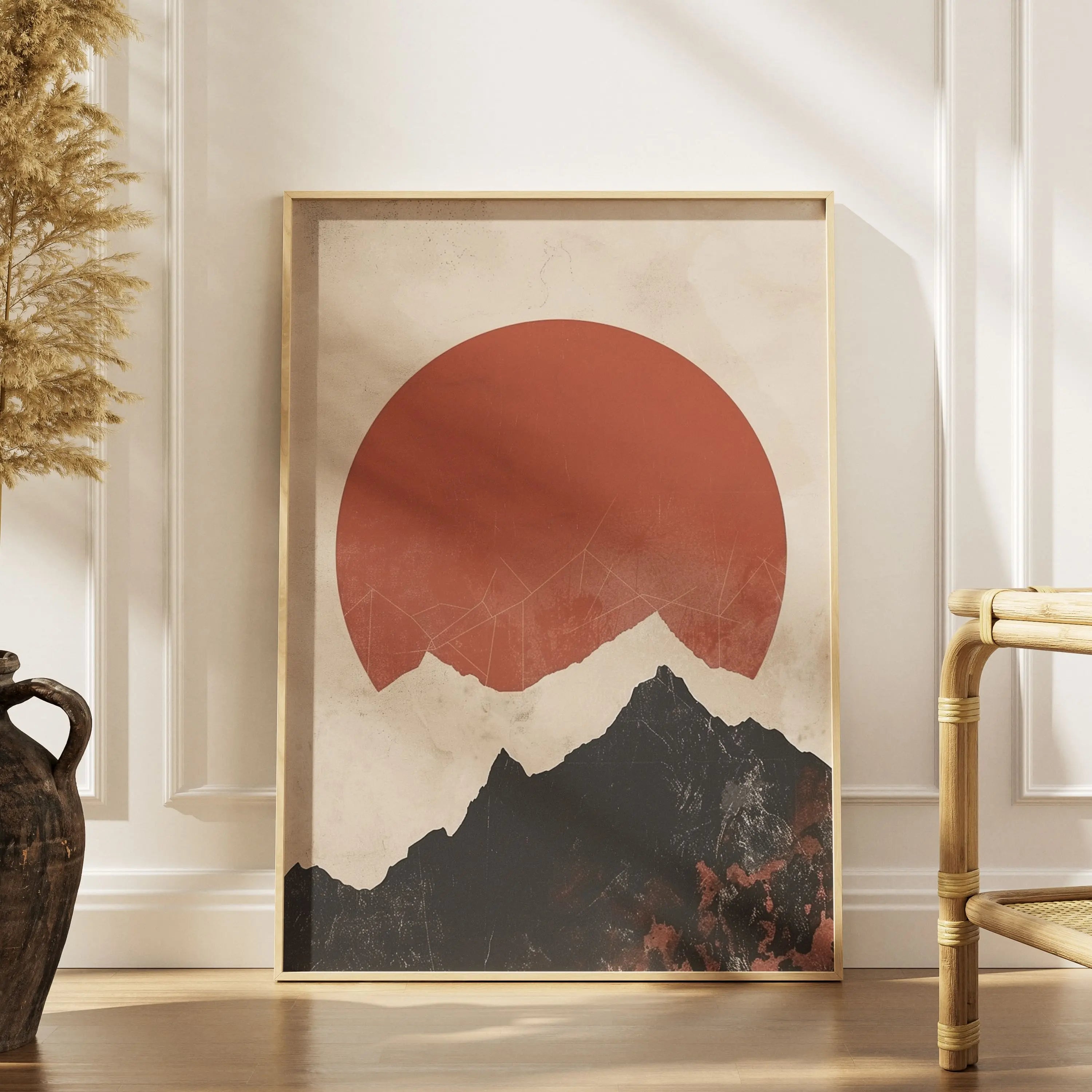 Tableau Décoration Murale - Éclipse sur les Cimes