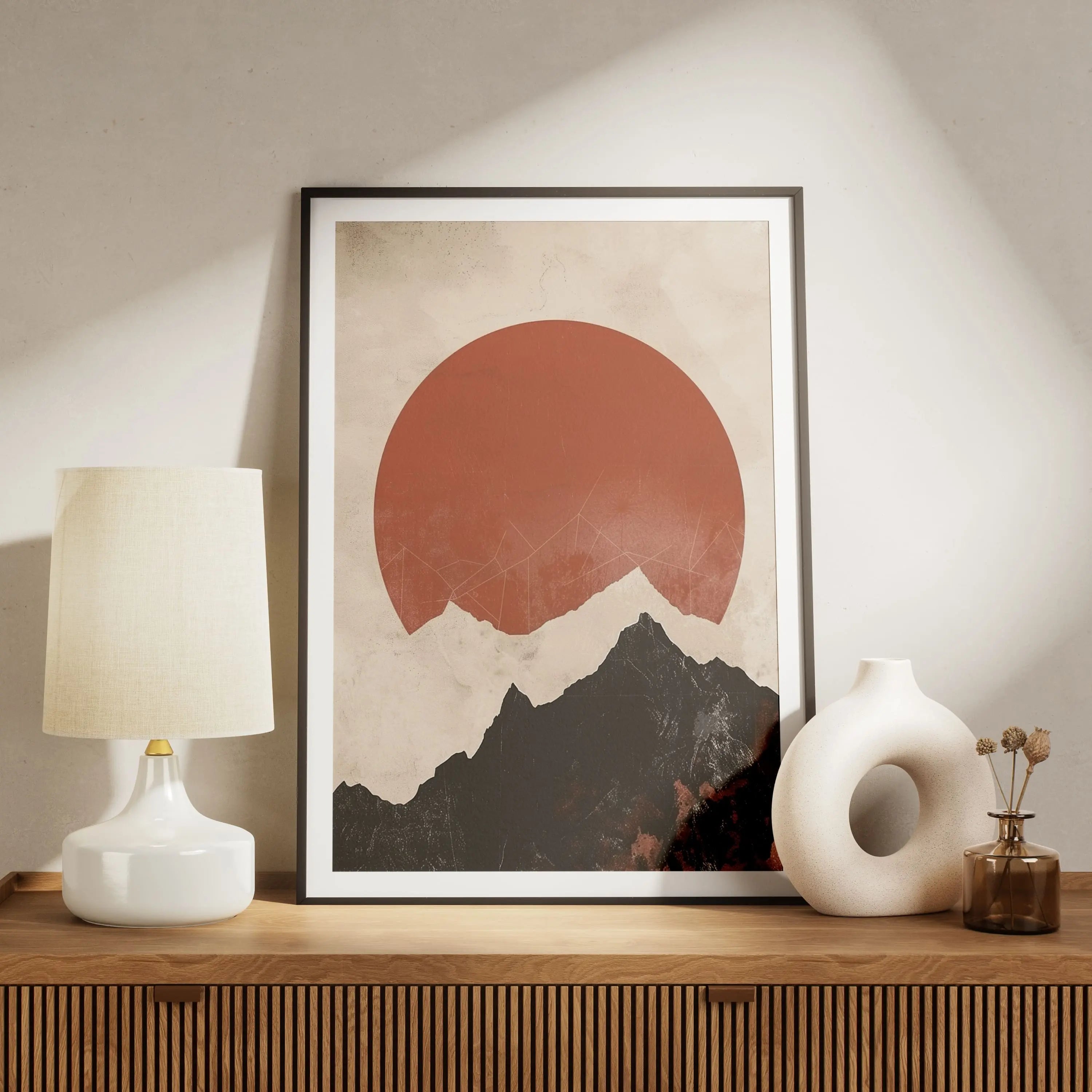 Tableau Décoration Murale - Éclipse sur les Cimes