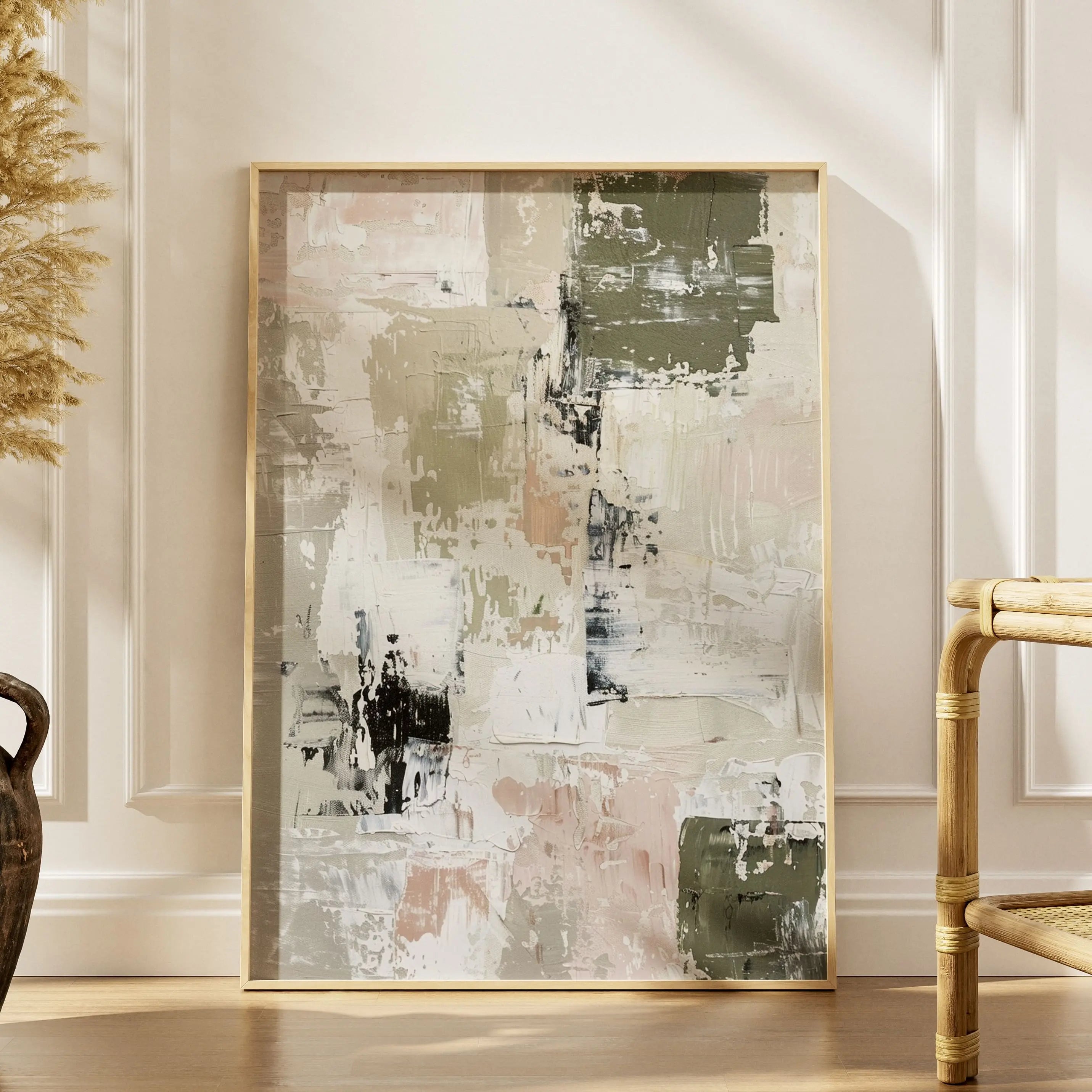 Tableau Décoration Murale - Fragment Abstrait - Inspiration Brut