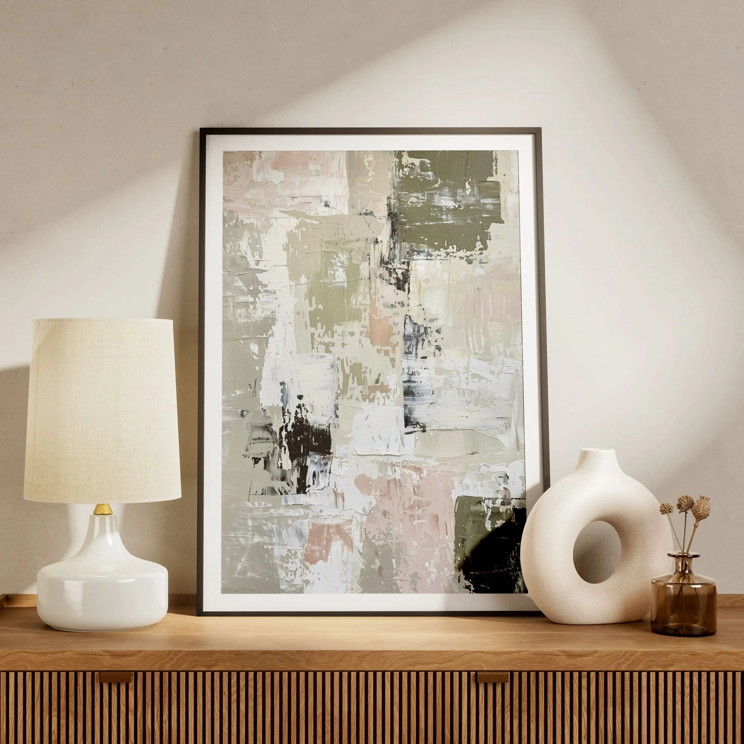 Tableau Décoration Murale - Fragment Abstrait - Inspiration Brut