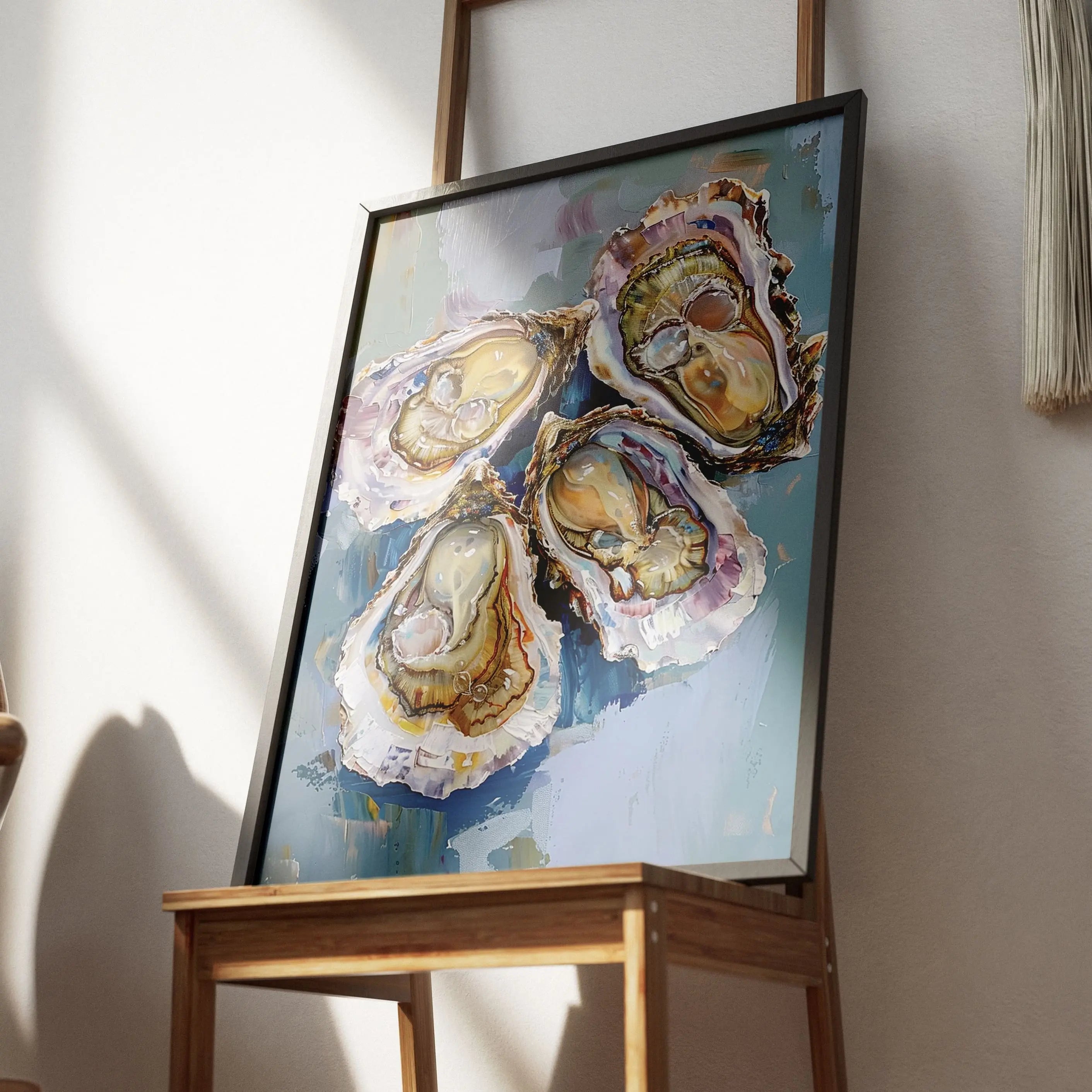 Tableau Décoration Murale - Les Perles Salées – Éloge de la mer et de la matière
