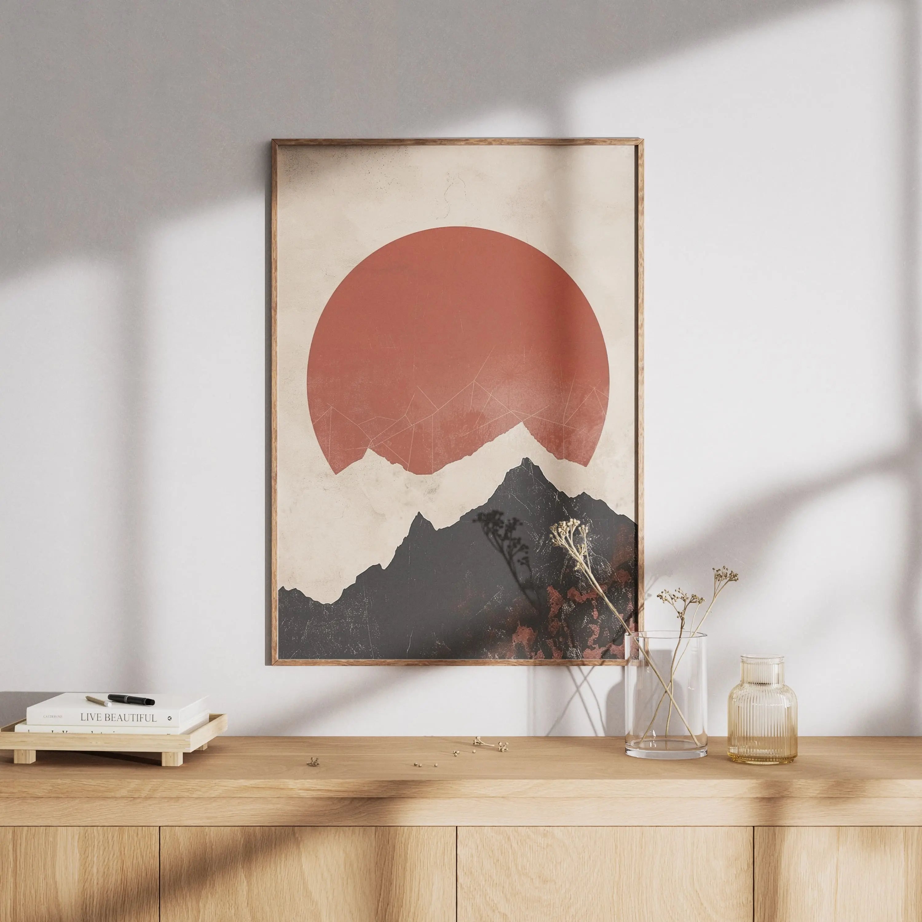 Tableau Décoration Murale - Éclipse sur les Cimes