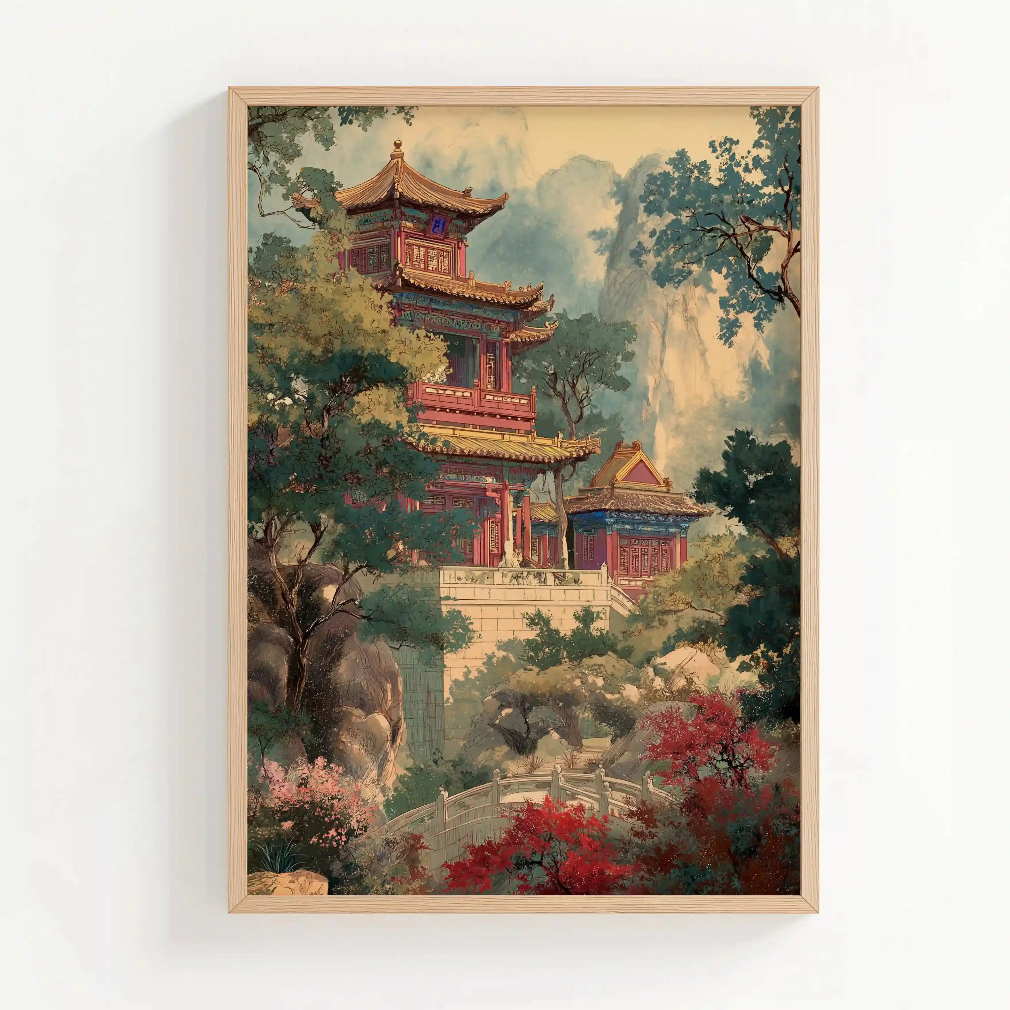 Tableau Decoration - Le Palais des Montagnes Brumeuses Kivura Shop