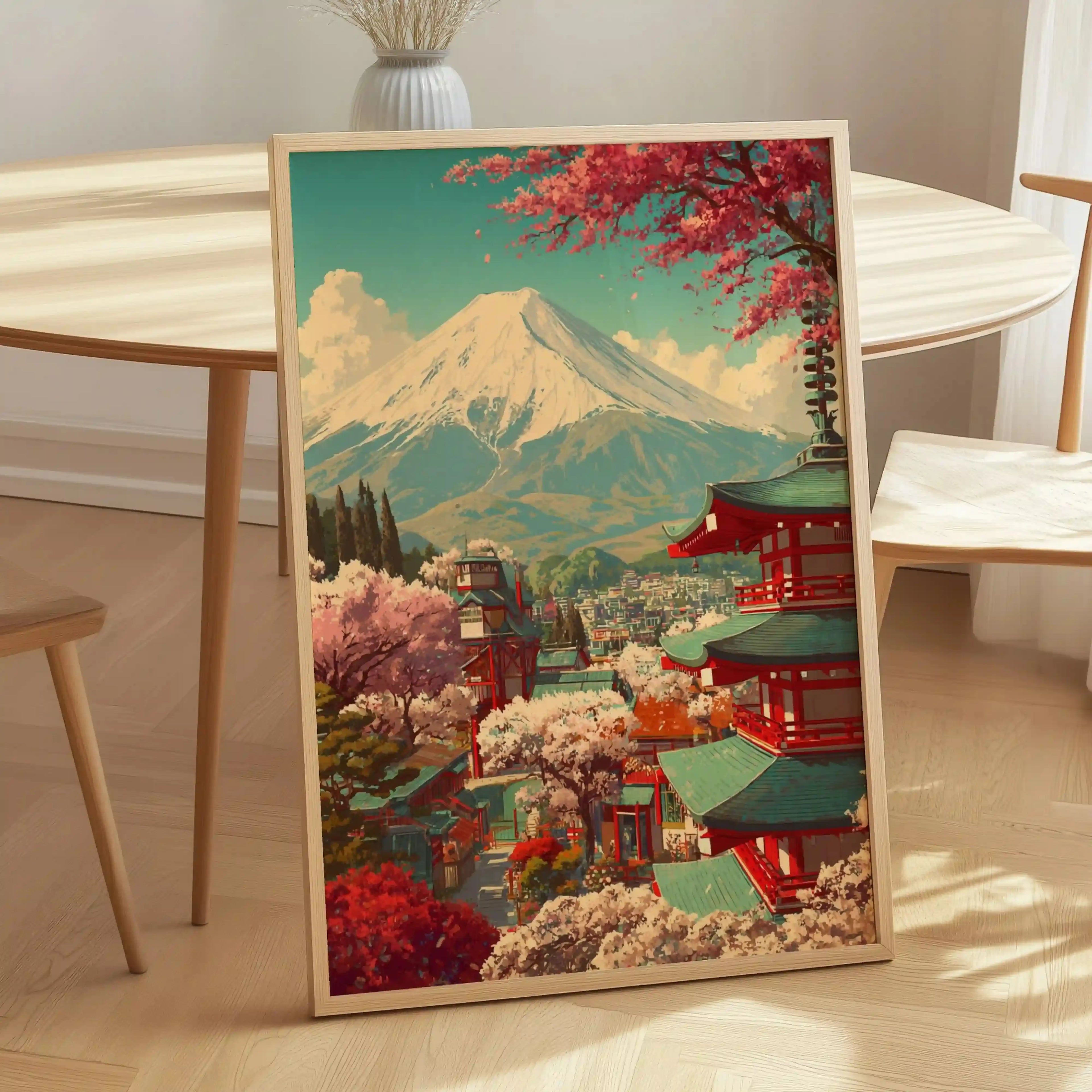 Tableau Décoration – Sous le regard du Mont Fuji