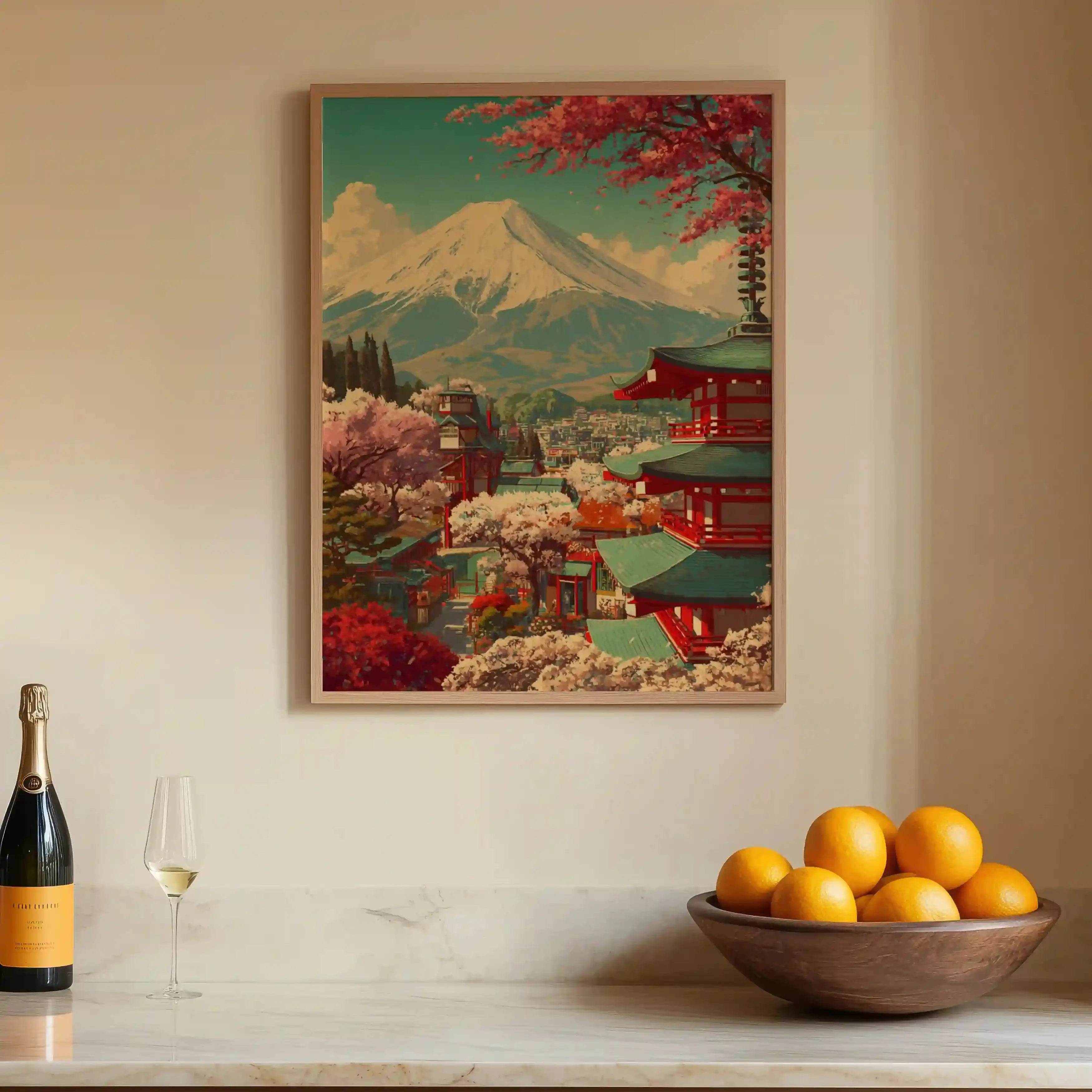Tableau Décoration – Sous le regard du Mont Fuji