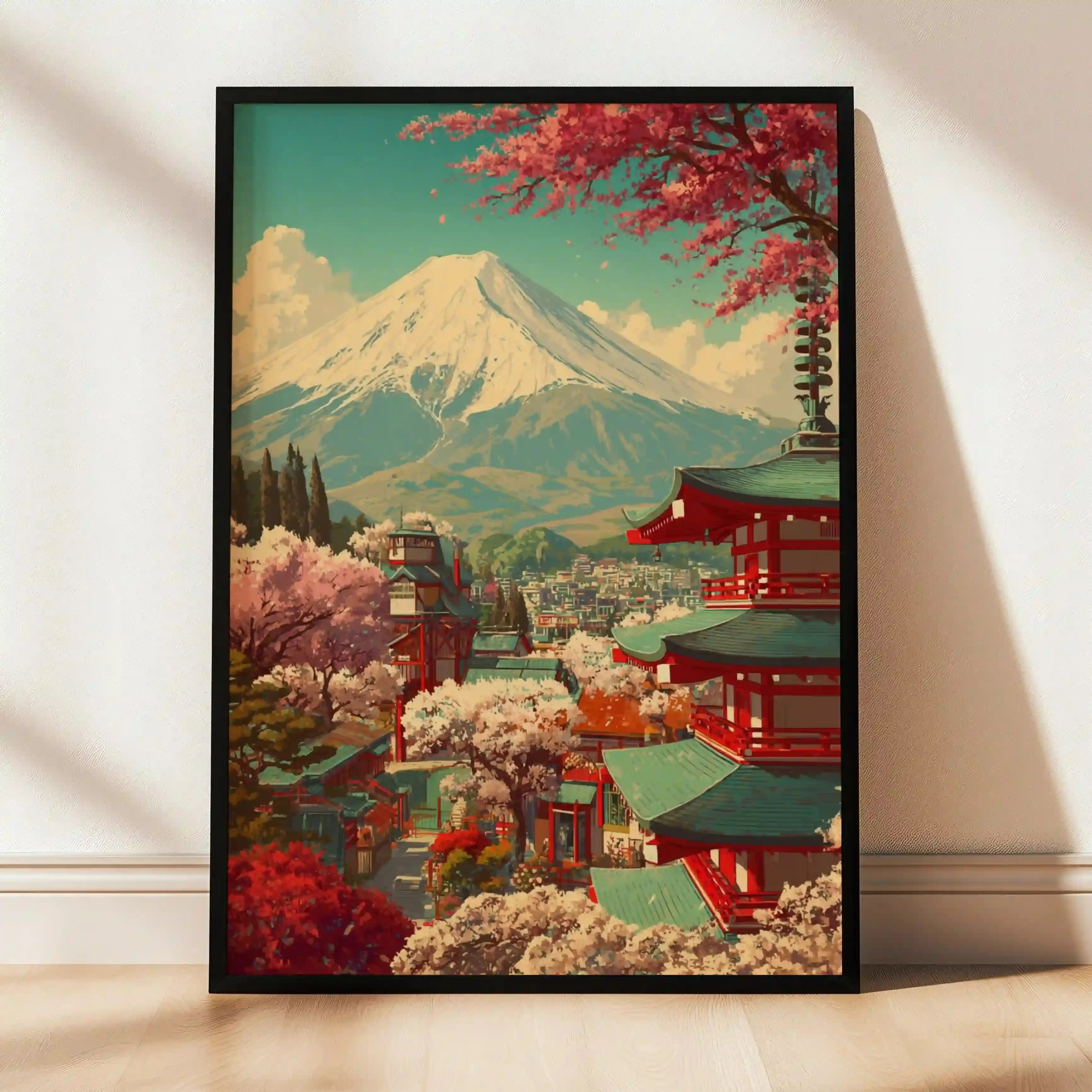 Tableau Décoration – Sous le regard du Mont Fuji