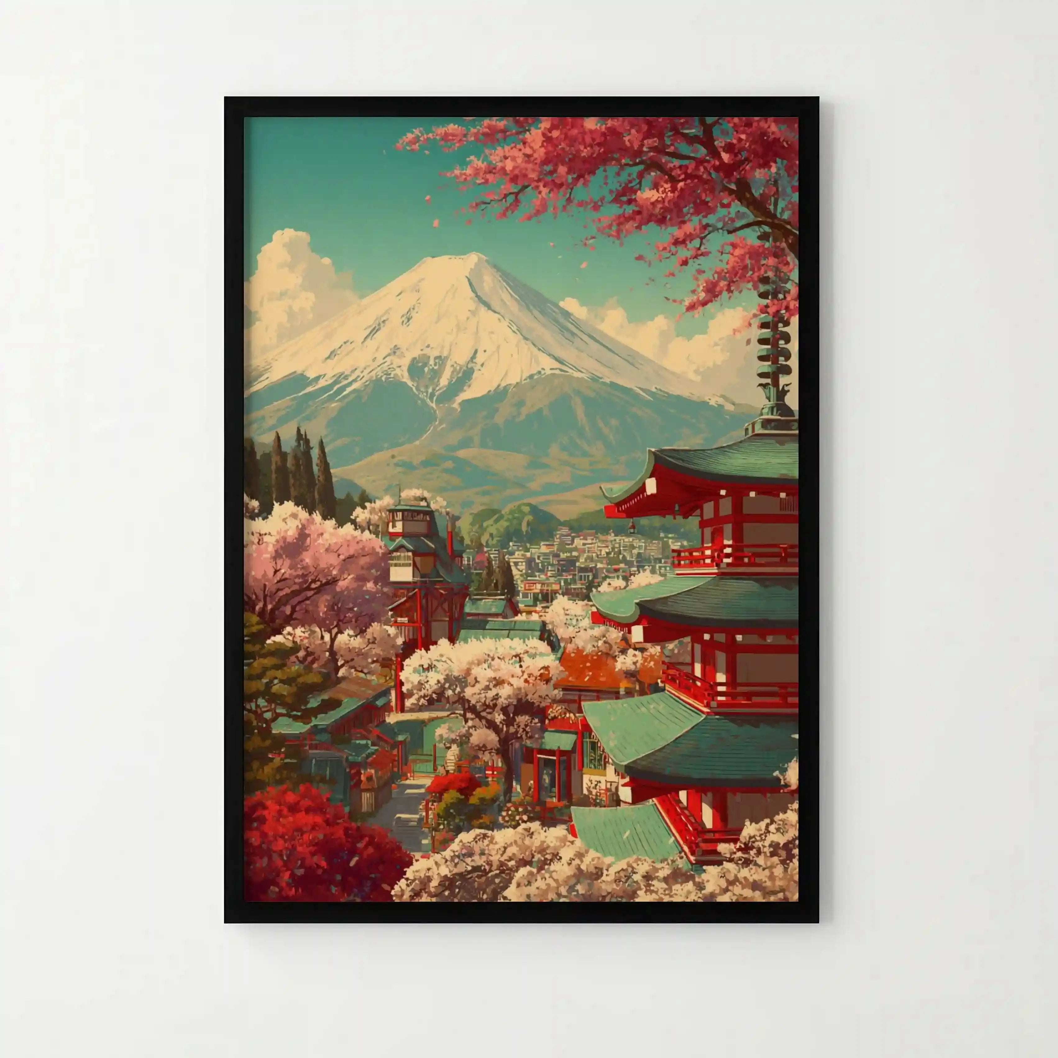 Tableau Décoration – Sous le regard du Mont Fuji