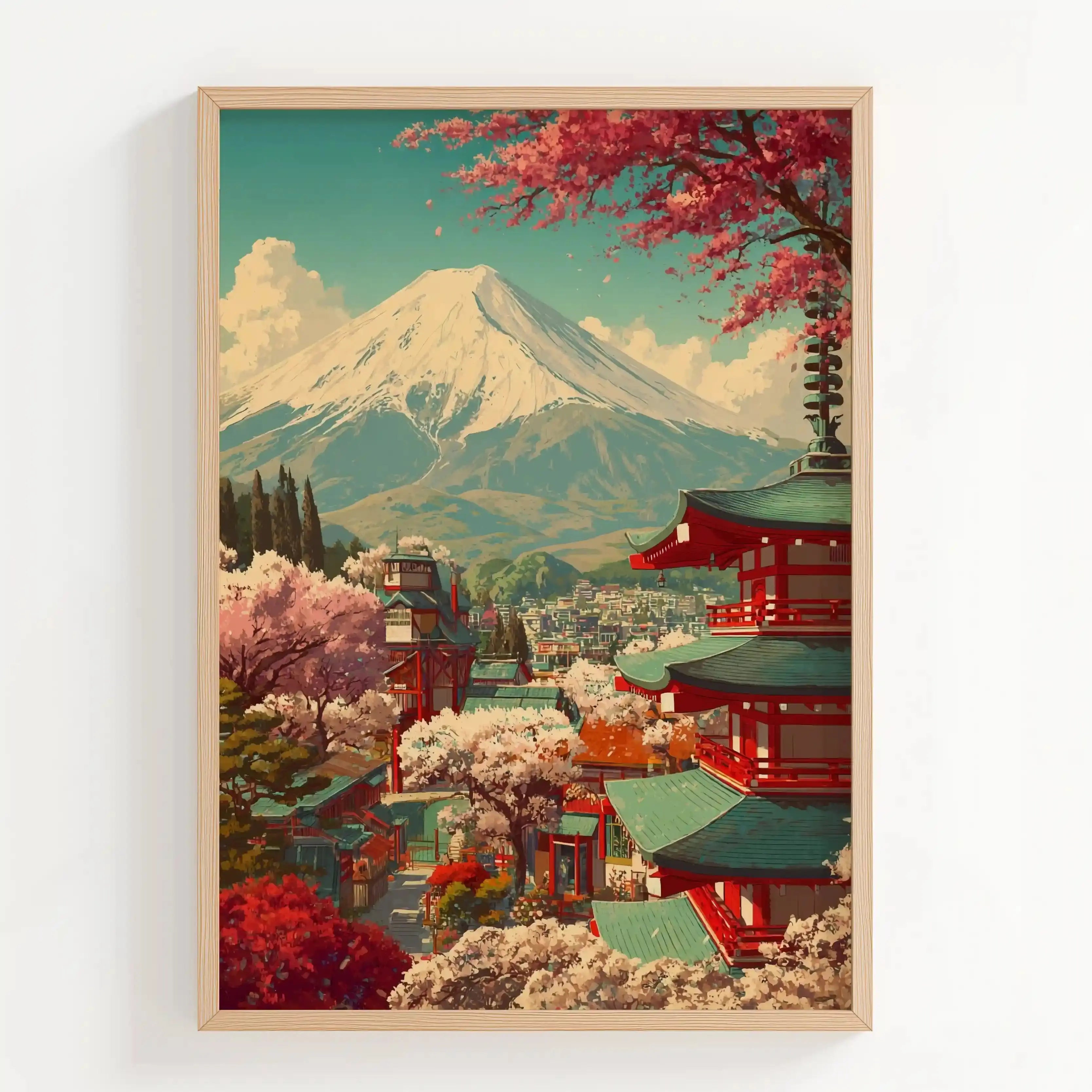 Tableau Décoration – Sous le regard du Mont Fuji Kivura Shop