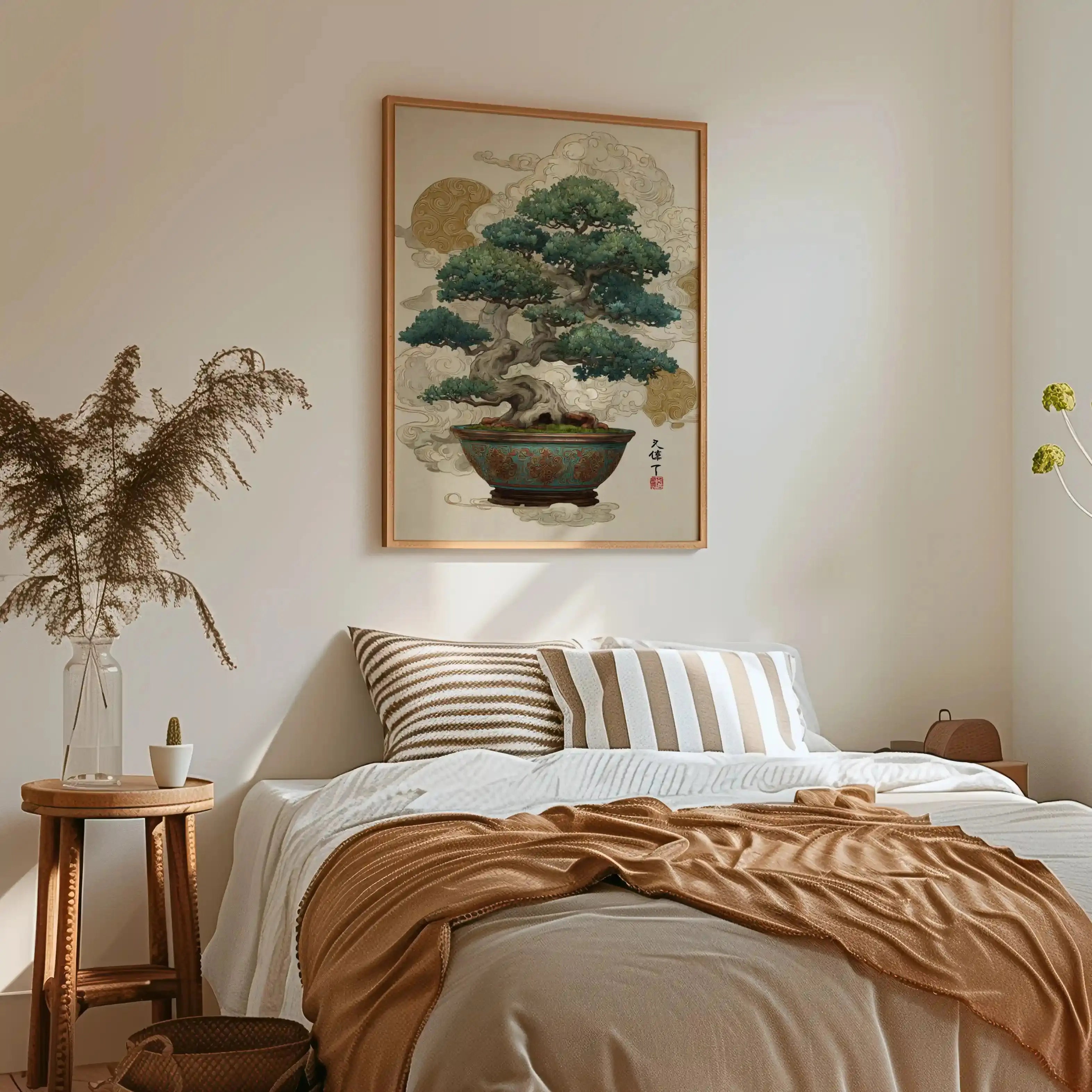 Tableau Japonais – Bonsaï Céleste – L’Arbre des Nuages Kivura Shop