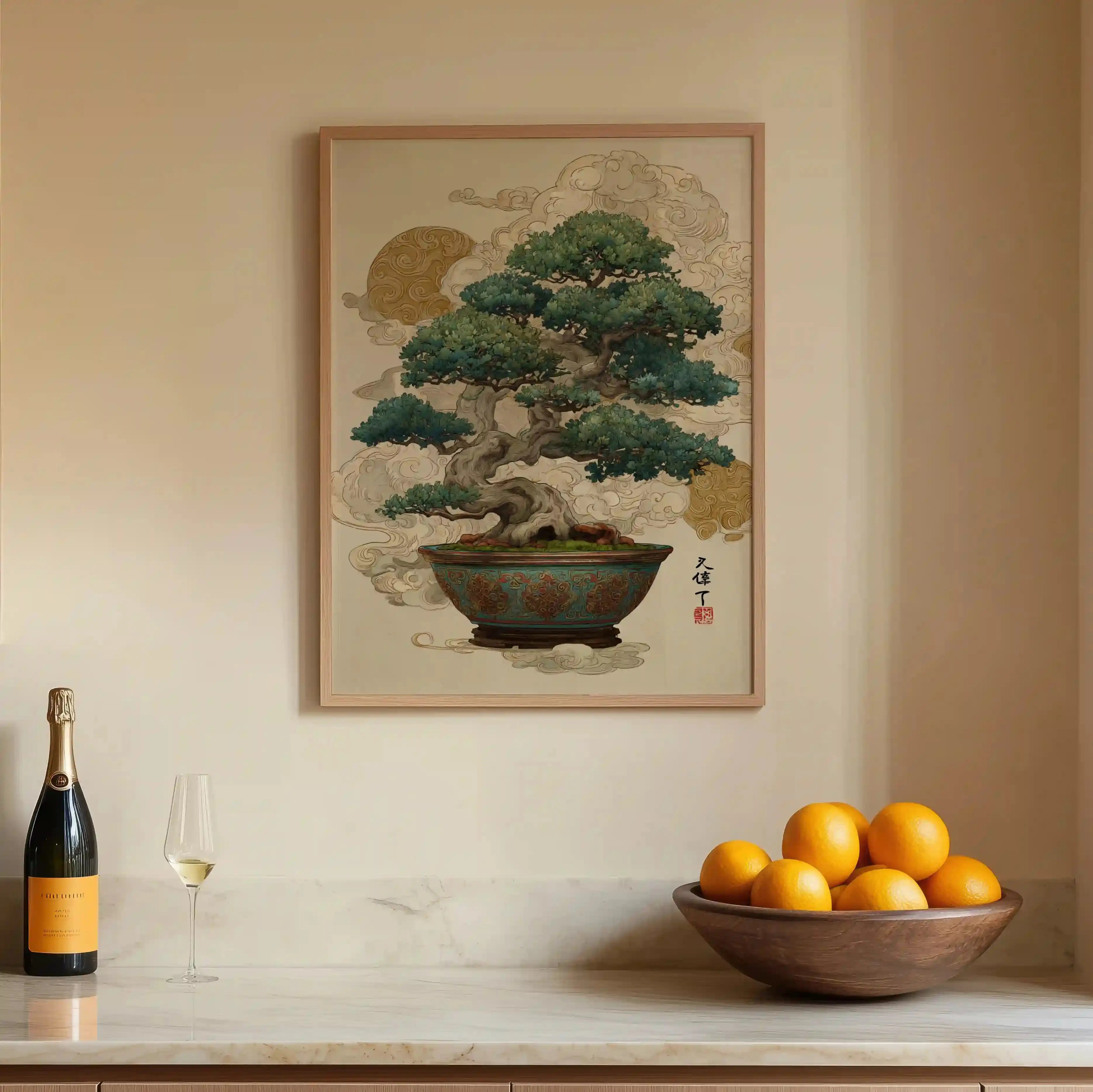 Tableau Japonais – Bonsaï Céleste – L’Arbre des Nuages Kivura Shop