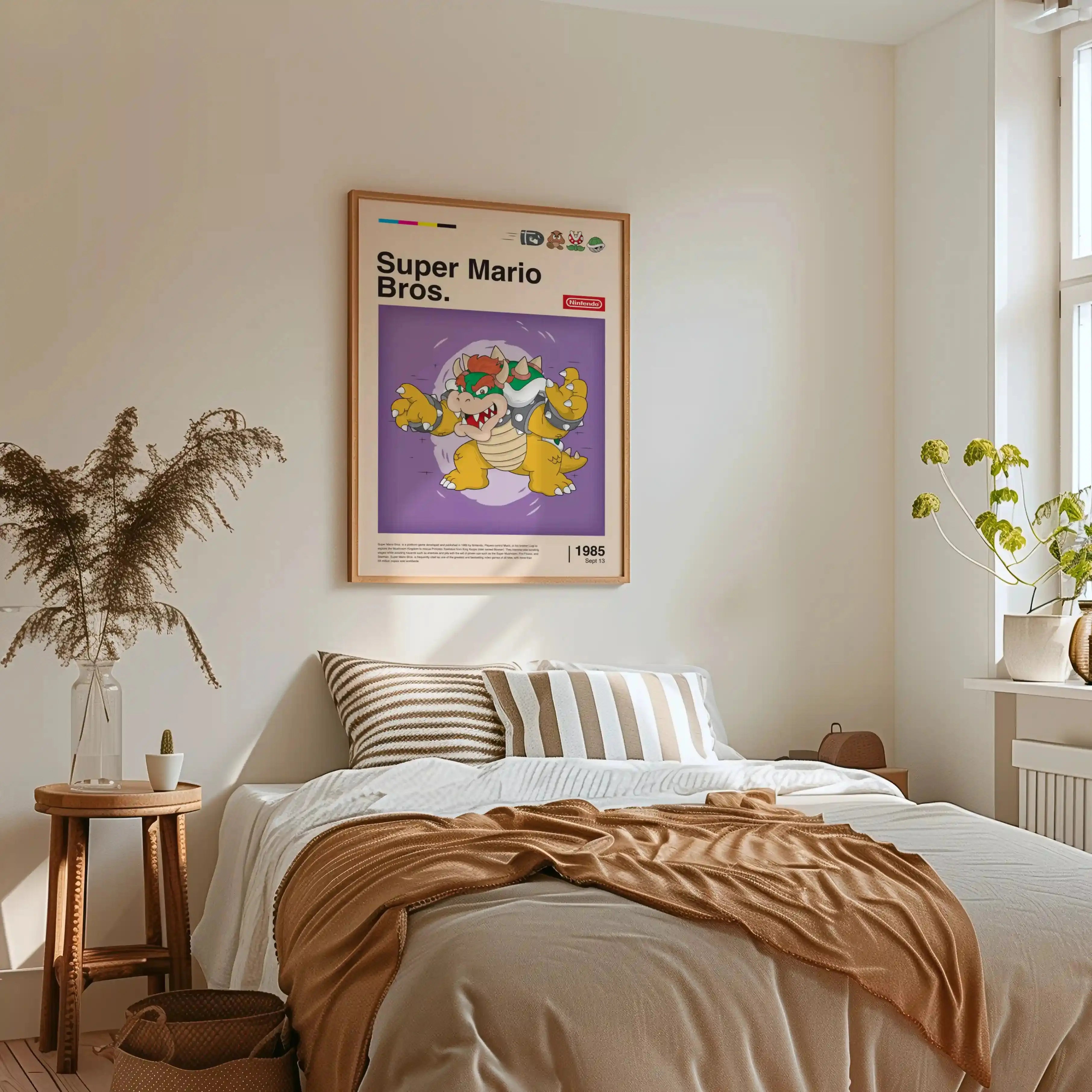 Tableau Decoration - Bowser  - Le Seigneur de la Forteresse Kivura Shop