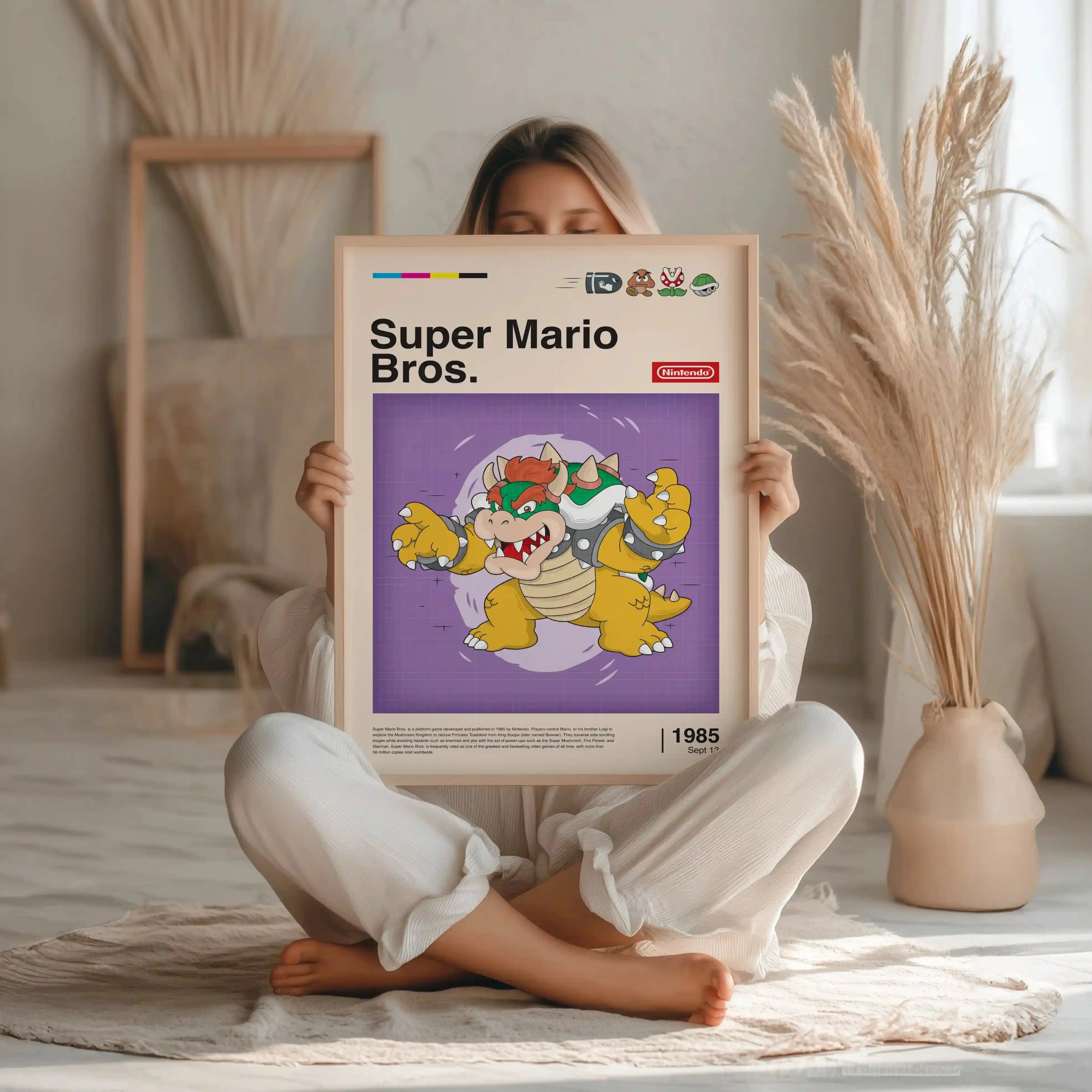 Tableau Decoration - Bowser  - Le Seigneur de la Forteresse Kivura Shop