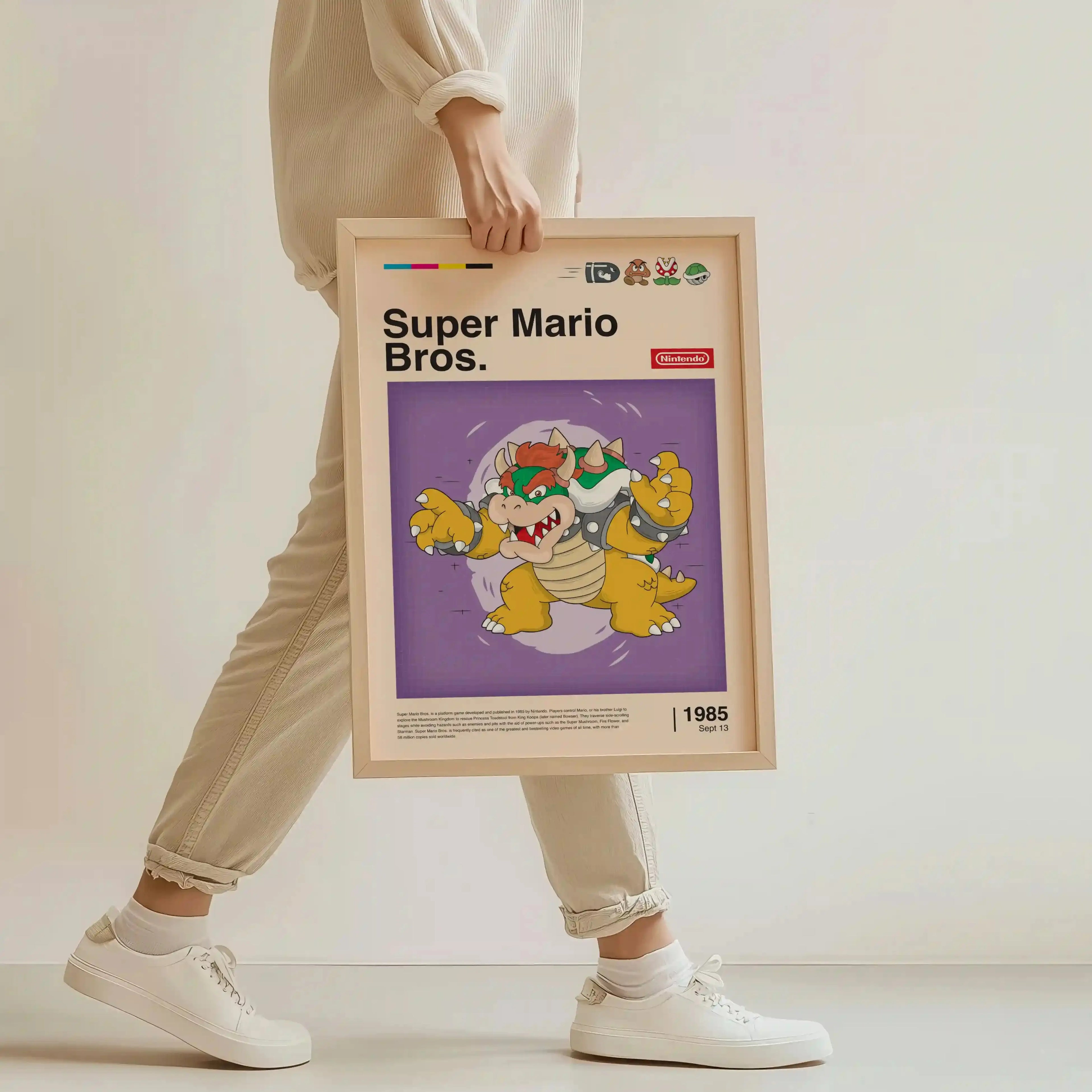 Tableau Decoration - Bowser  - Le Seigneur de la Forteresse Kivura Shop