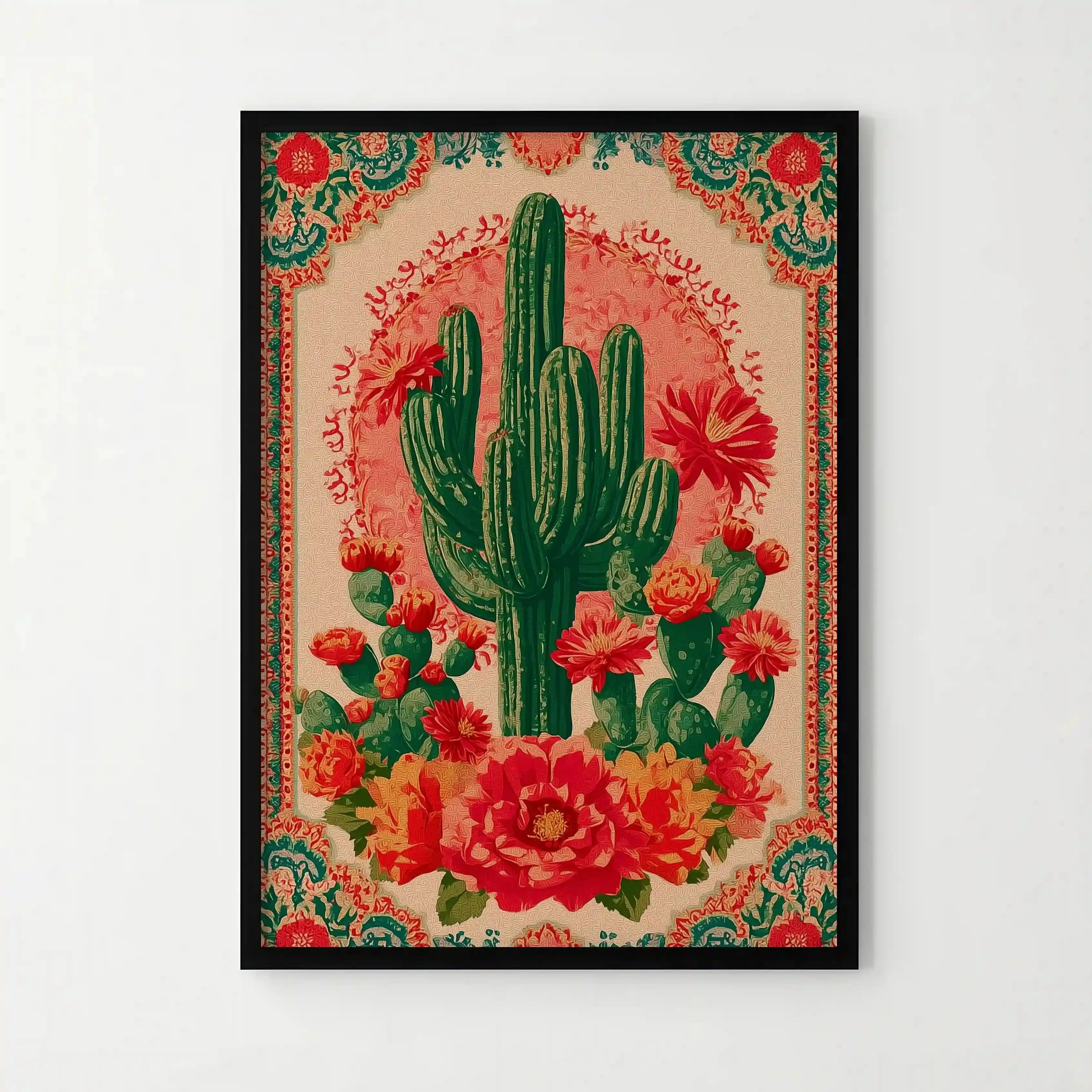 Tableau Décoration – Flor del Desierto – La Fleur de Résilience