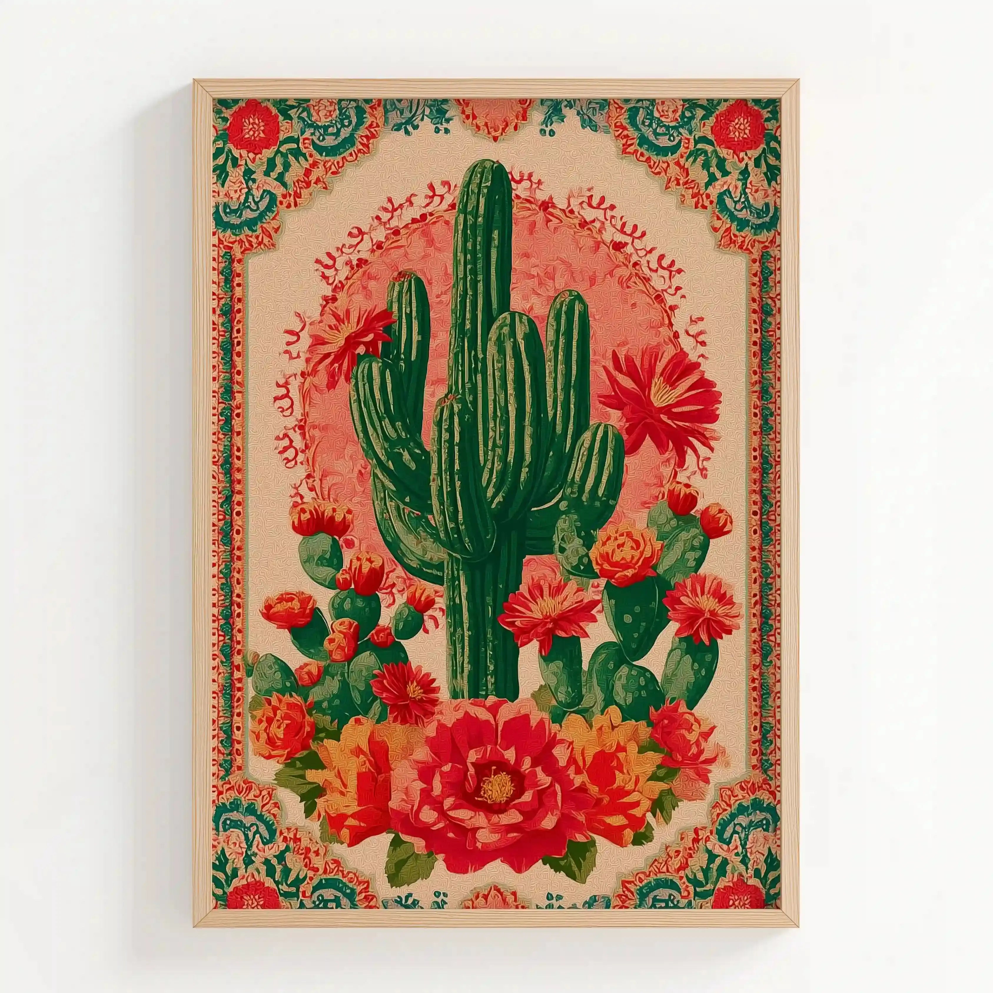 Tableau Décoration – Flor del Desierto – La Fleur de Résilience