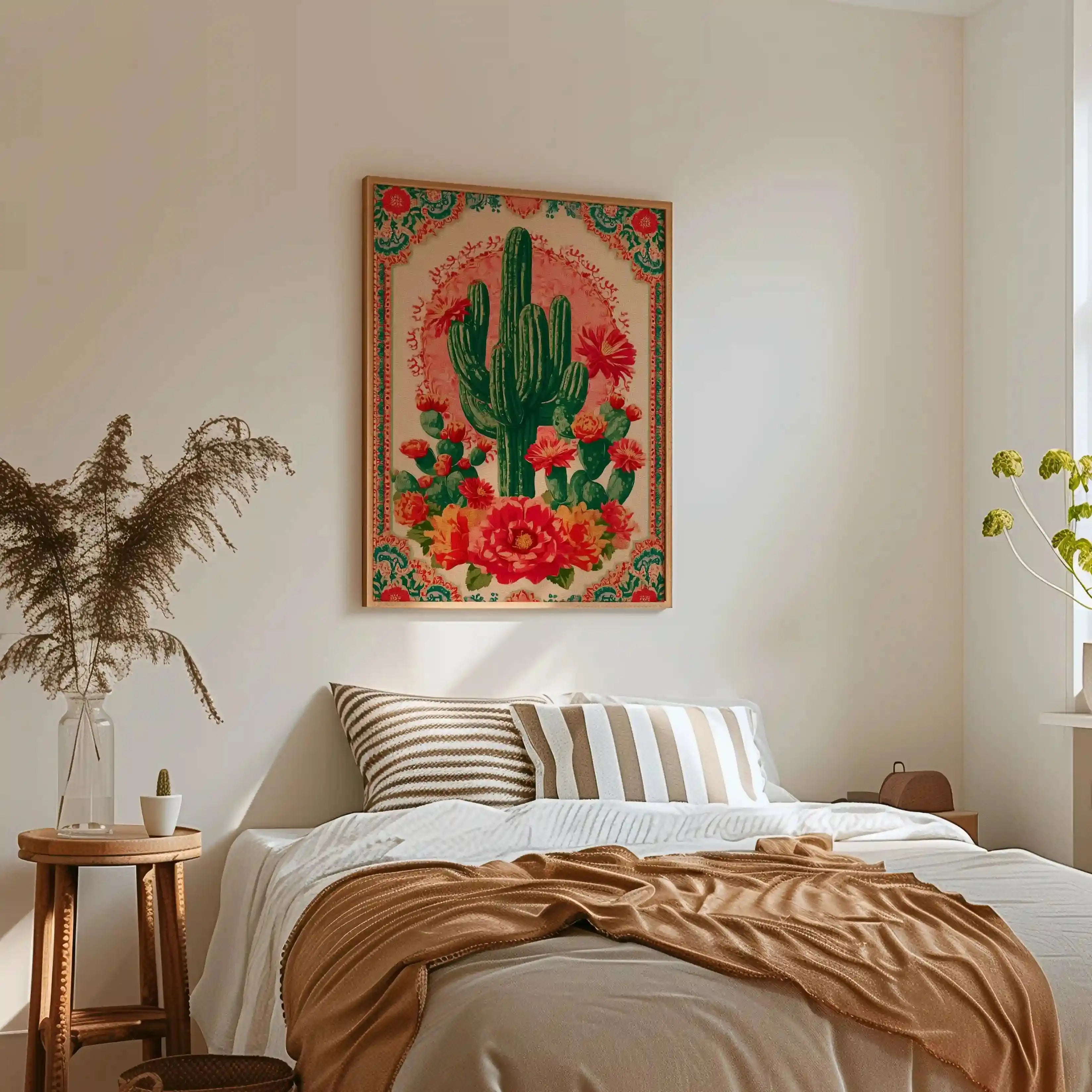 Tableau Décoration – Flor del Desierto – La Fleur de Résilience