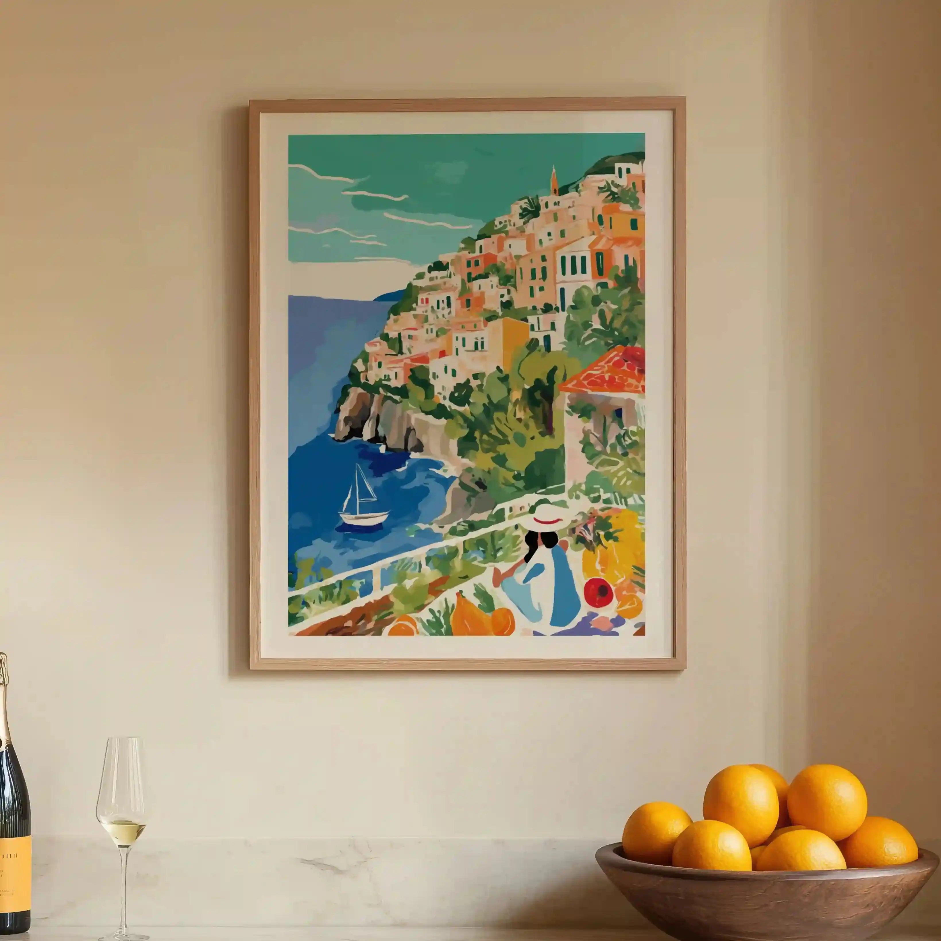 Tableau Décoration – Vista Mediterránea – Le Souffle de la Côte