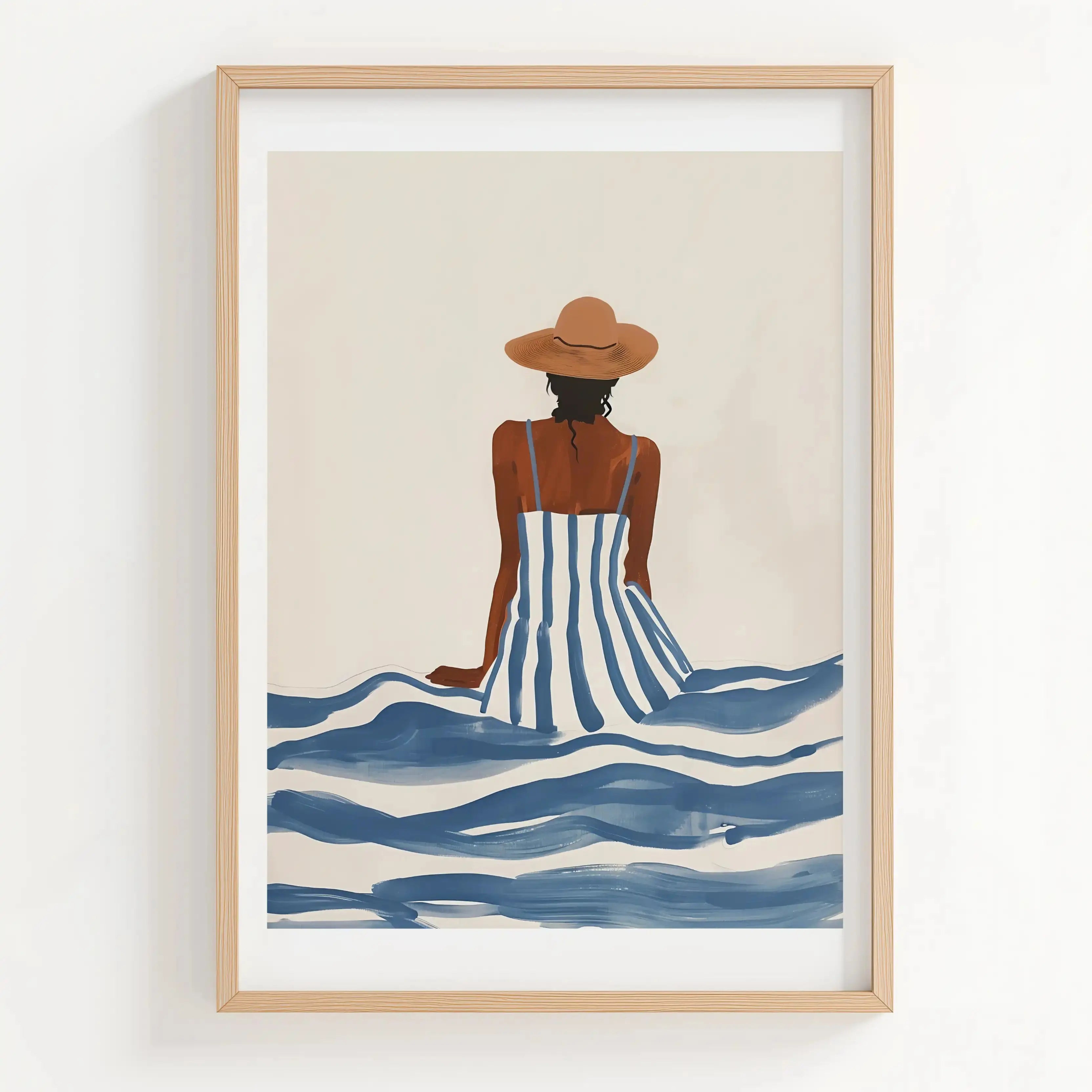 Tableau Décoration – Face à la Mer – L’Instant Suspendu