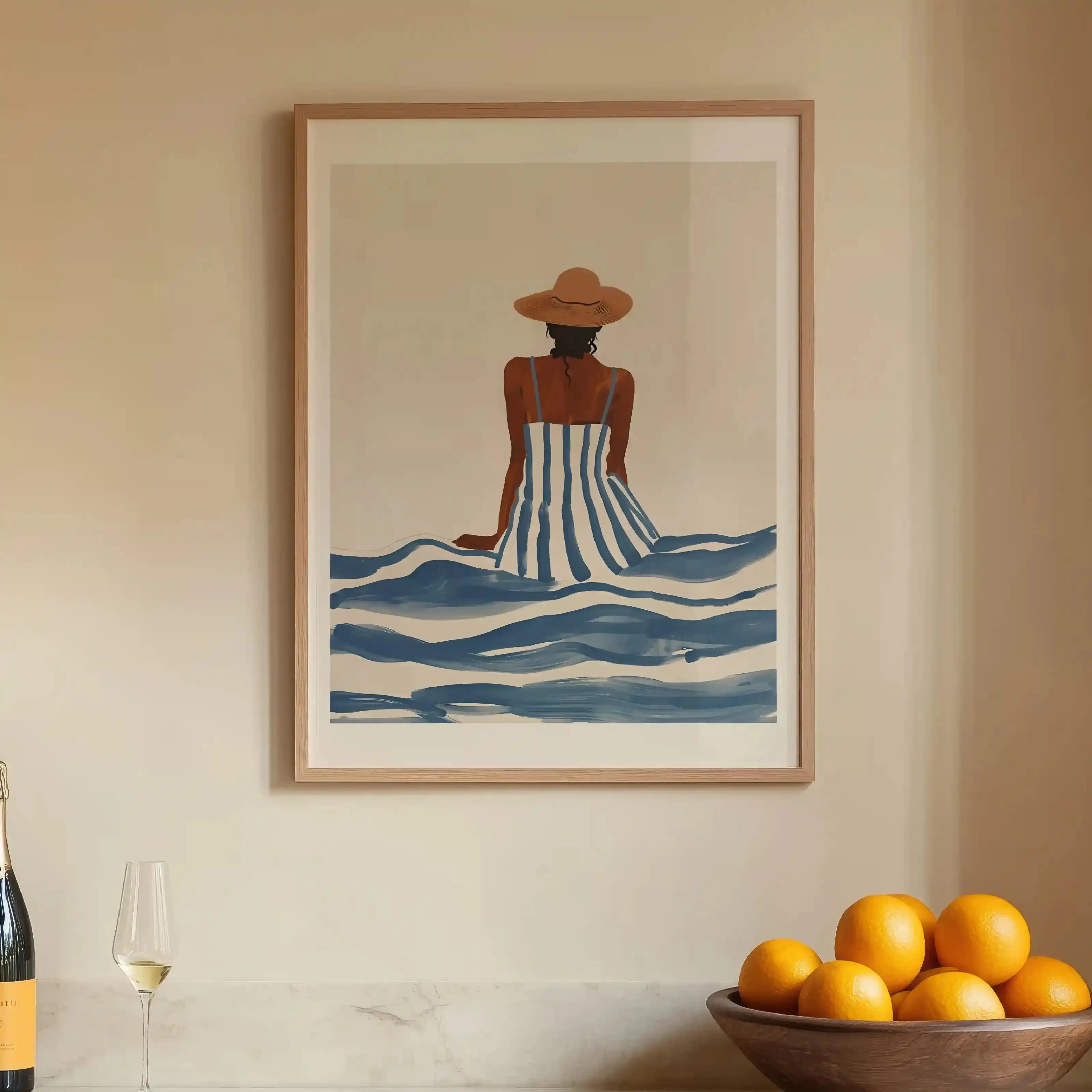 Tableau Décoration – Face à la Mer – L’Instant Suspendu