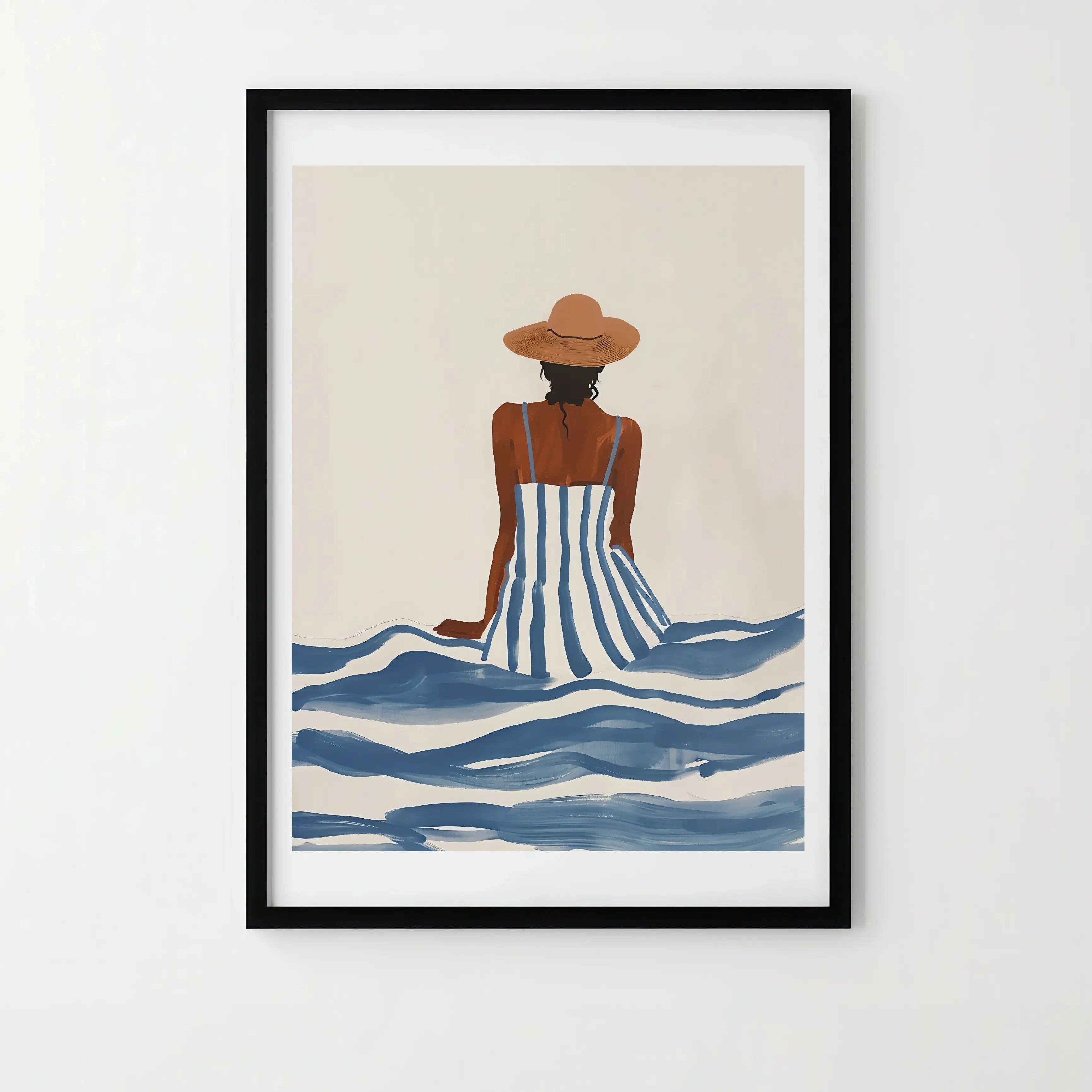 Tableau Décoration – Face à la Mer – L’Instant Suspendu