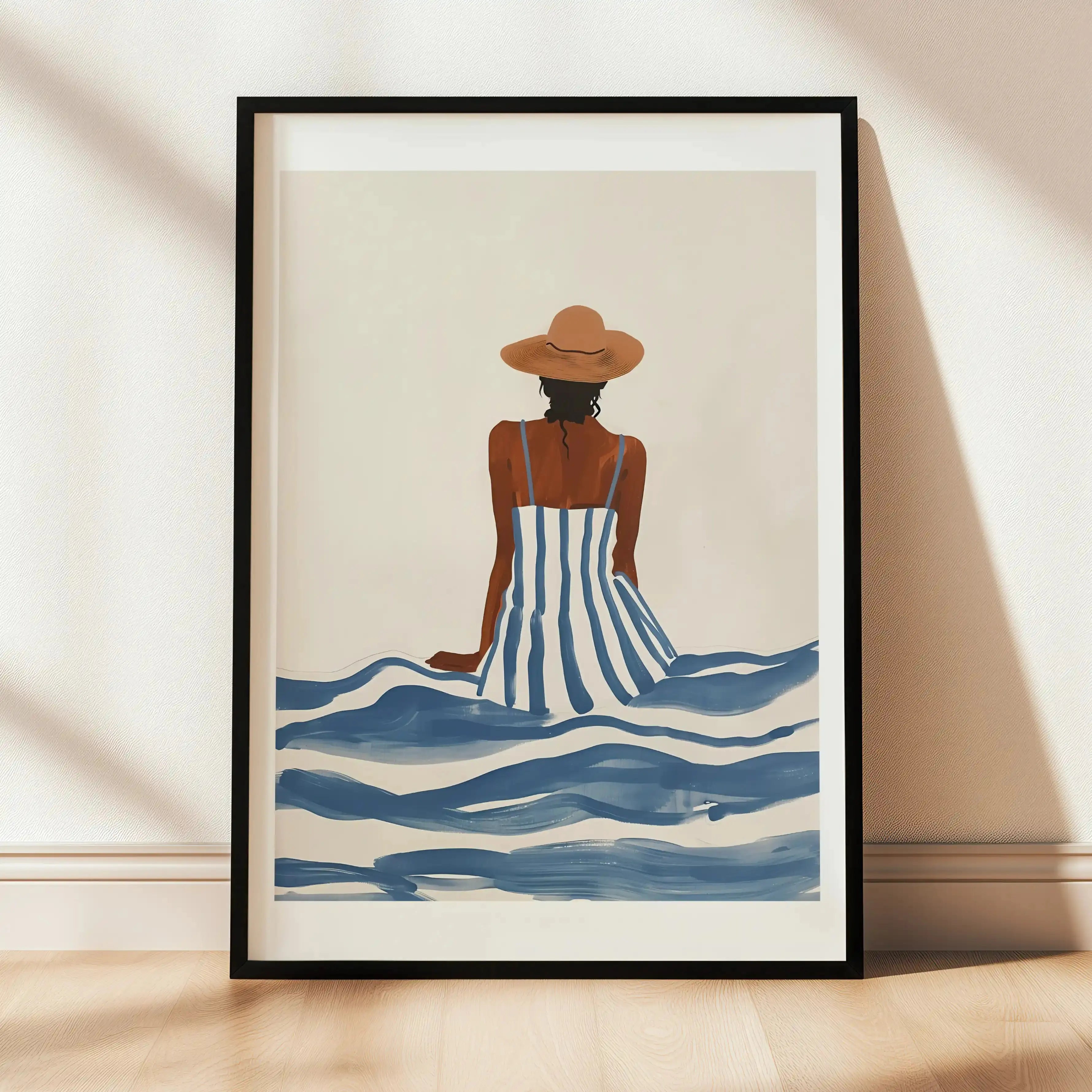 Tableau Décoration – Face à la Mer – L’Instant Suspendu