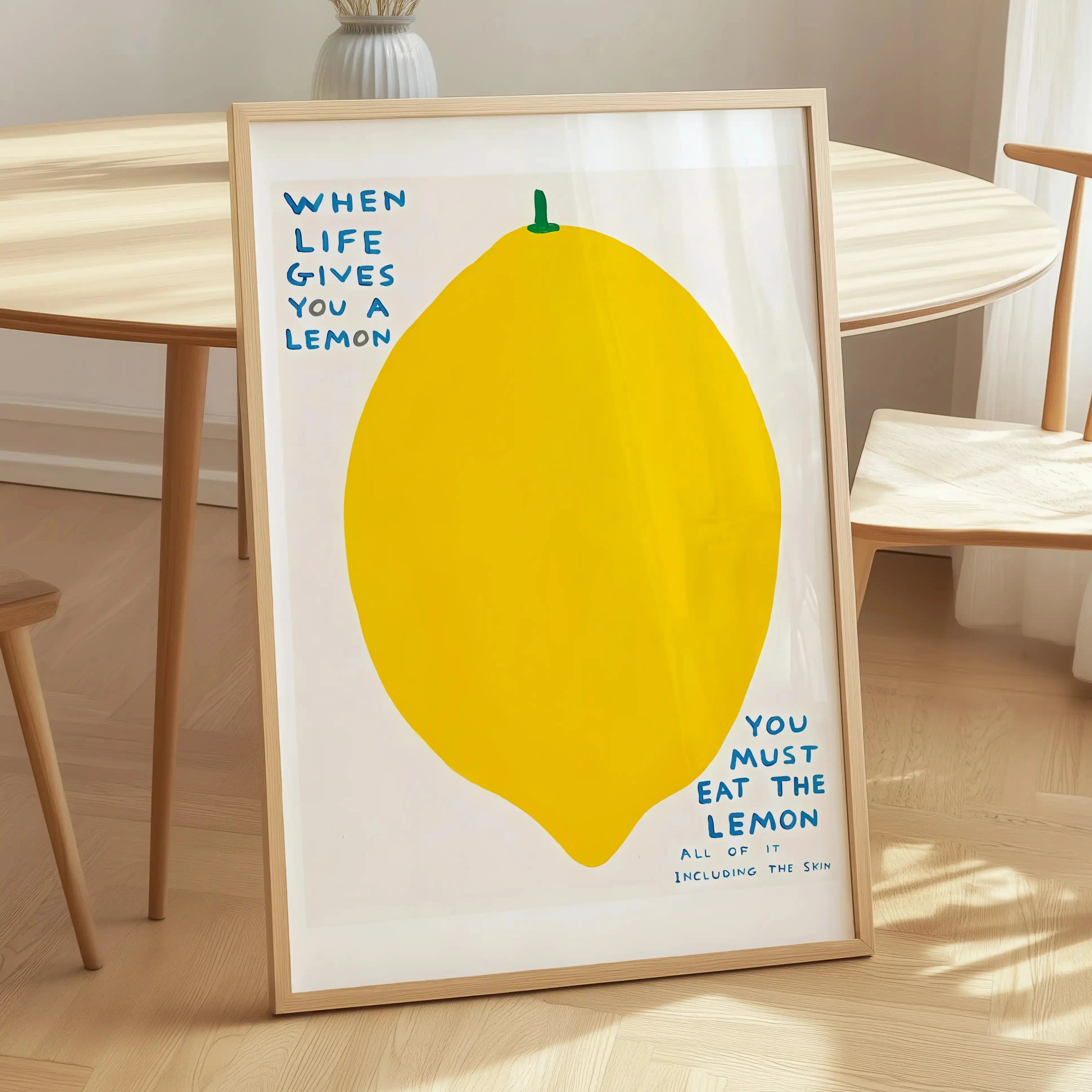 Tableau Décoration – Le Citron – Une Leçon de Vie
