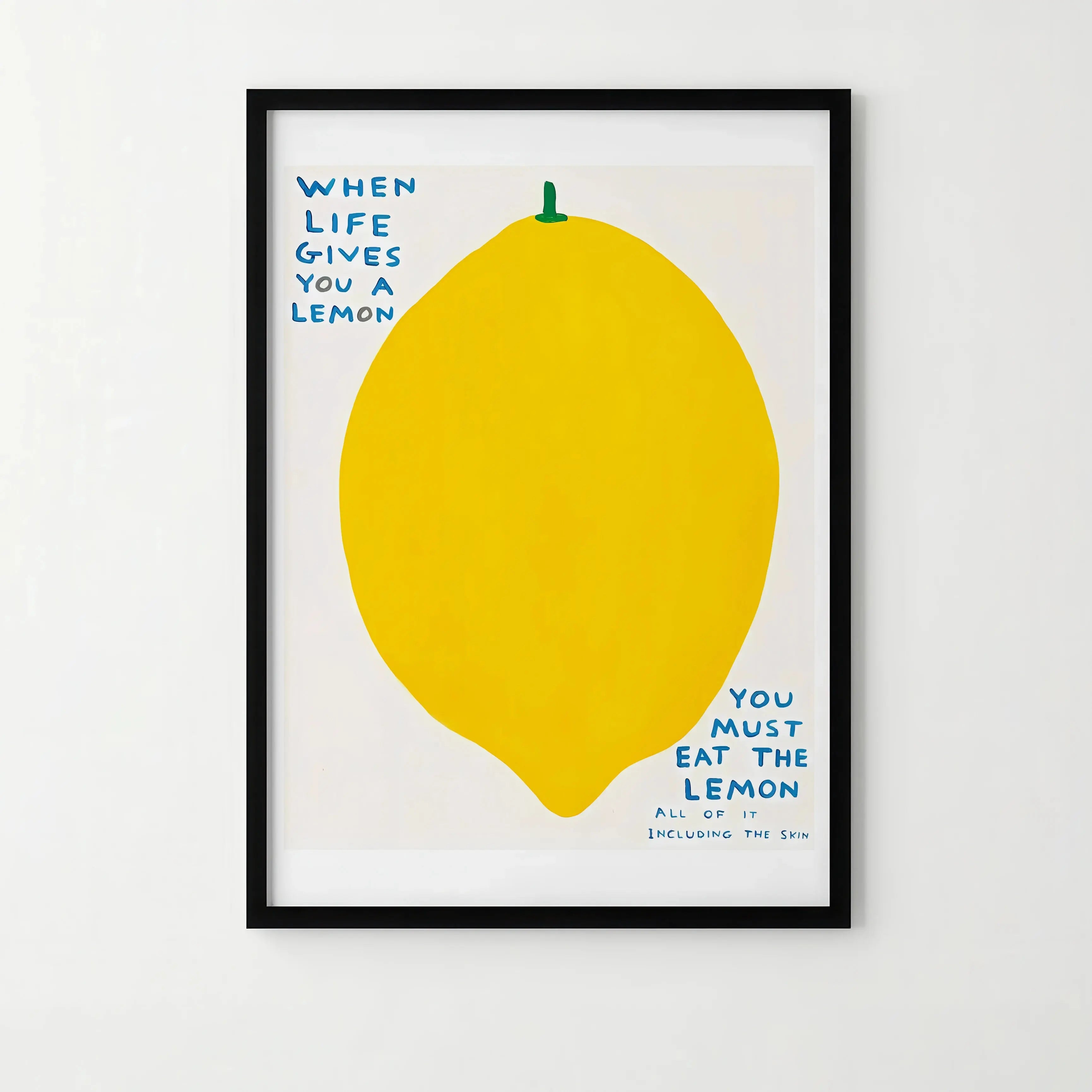 Tableau Décoration – Le Citron – Une Leçon de Vie