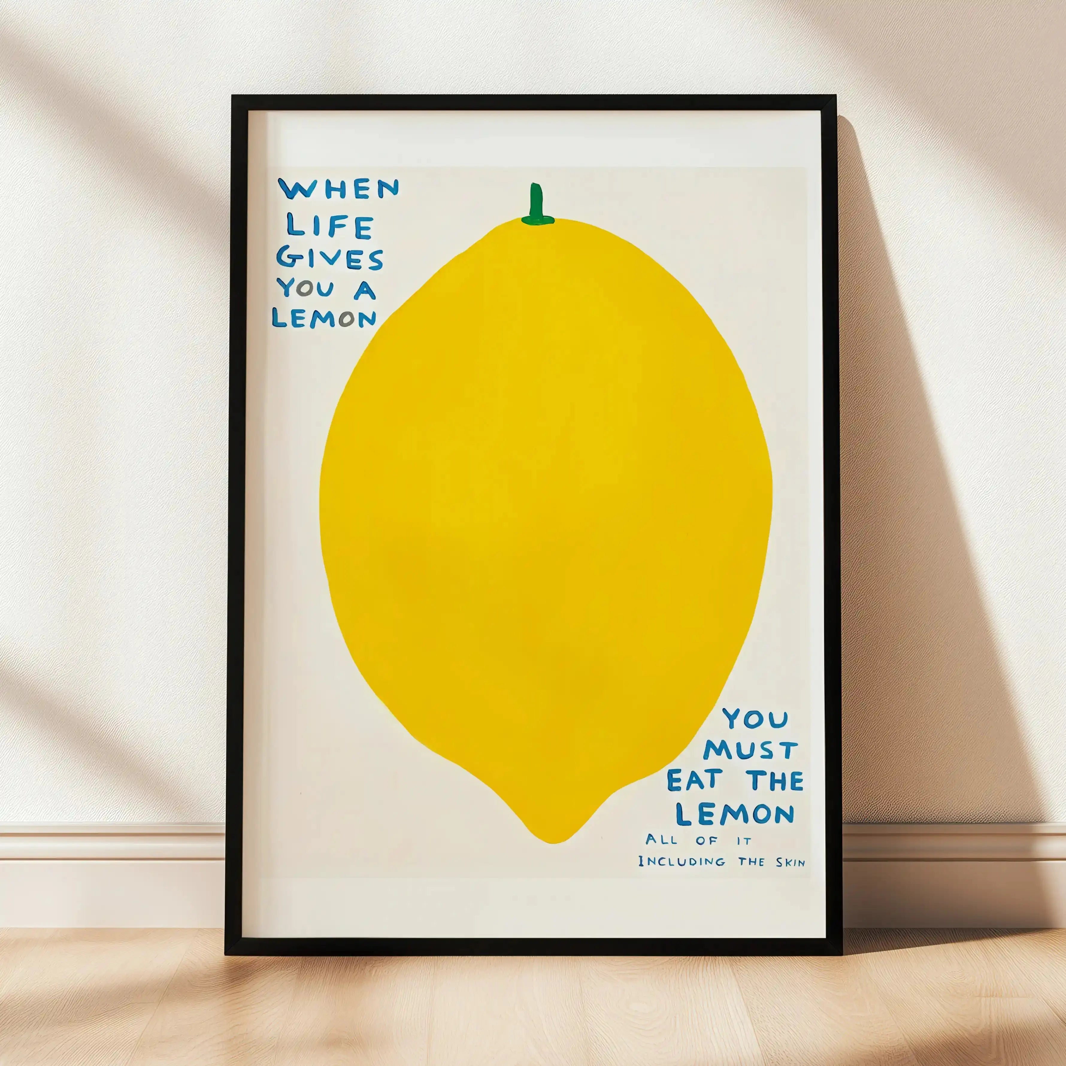 Tableau Décoration – Le Citron – Une Leçon de Vie