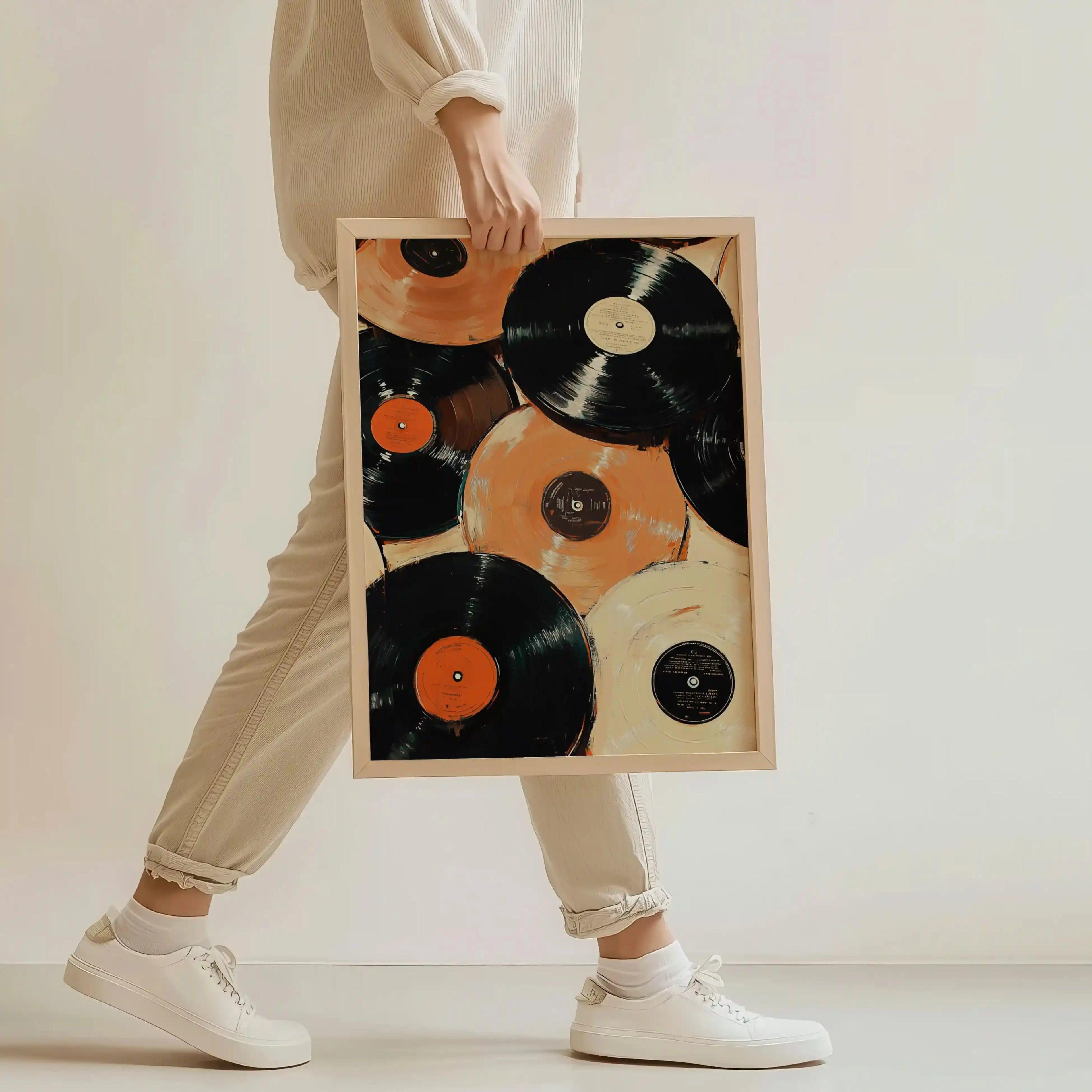 Tableau Décoration - Vinyl Waves – Souvenirs en Rotation Kivura Shop