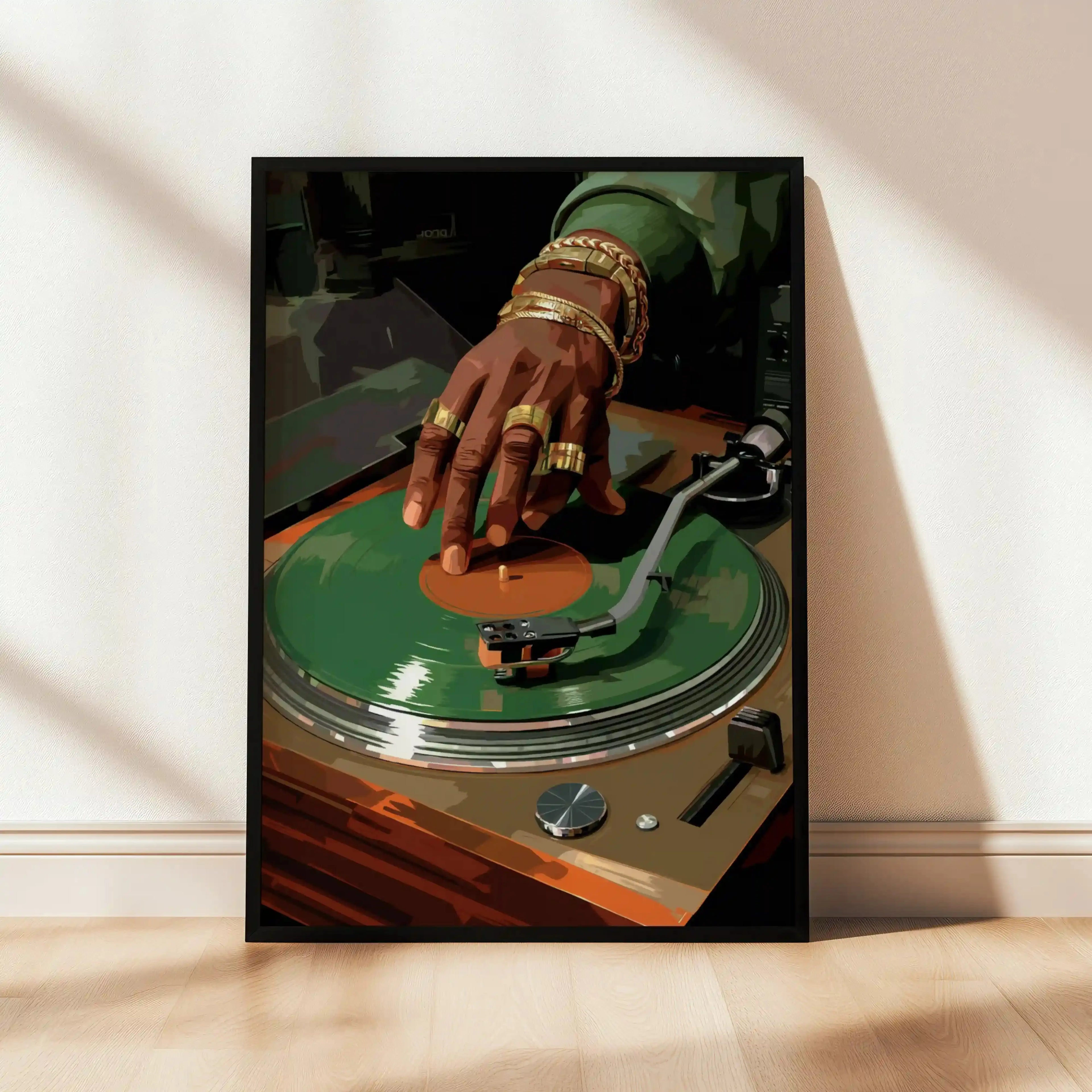 Tableau Décoration – Rituel du Vinyle – Le Geste du Groove