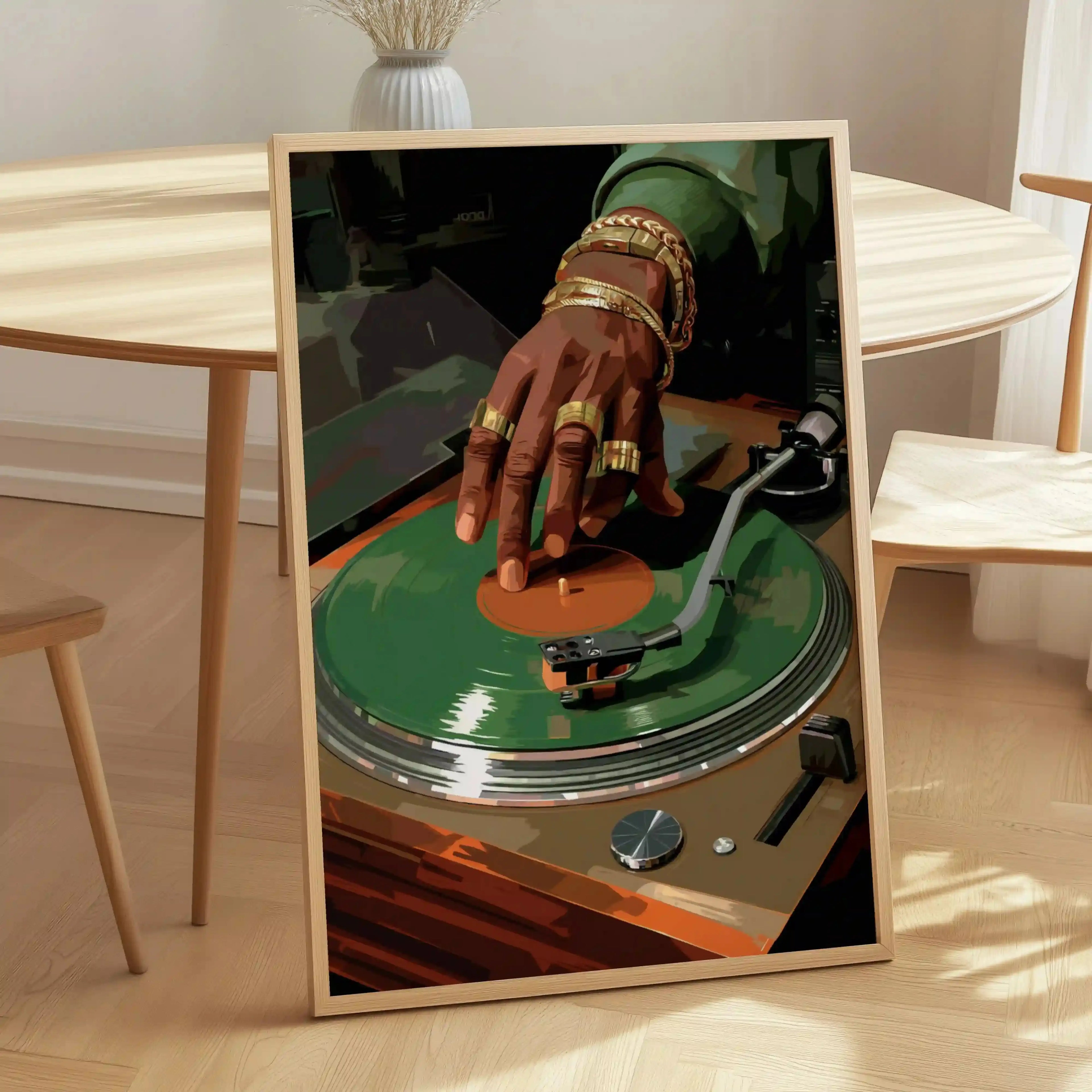 Tableau Décoration – Rituel du Vinyle – Le Geste du Groove