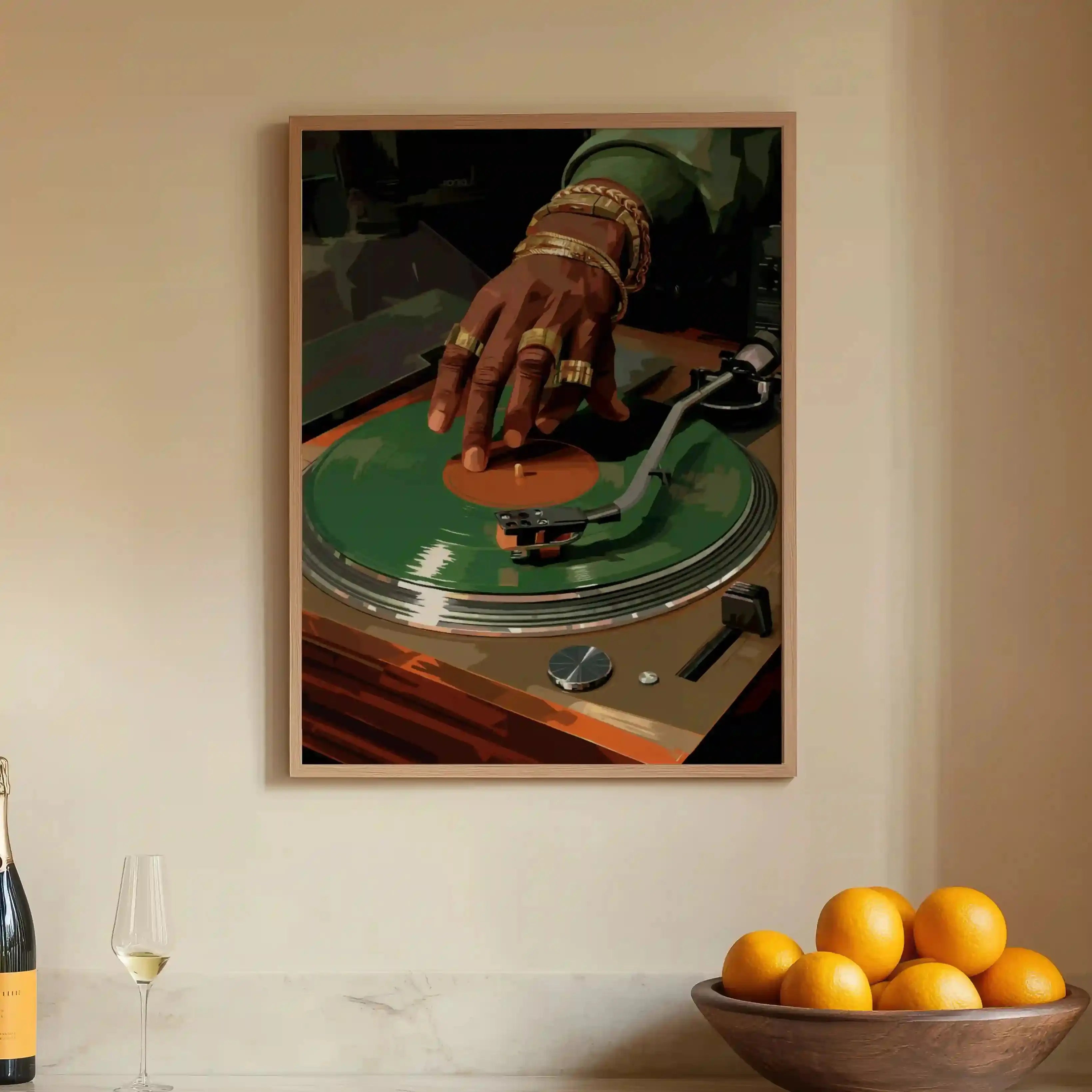 Tableau Décoration – Rituel du Vinyle – Le Geste du Groove