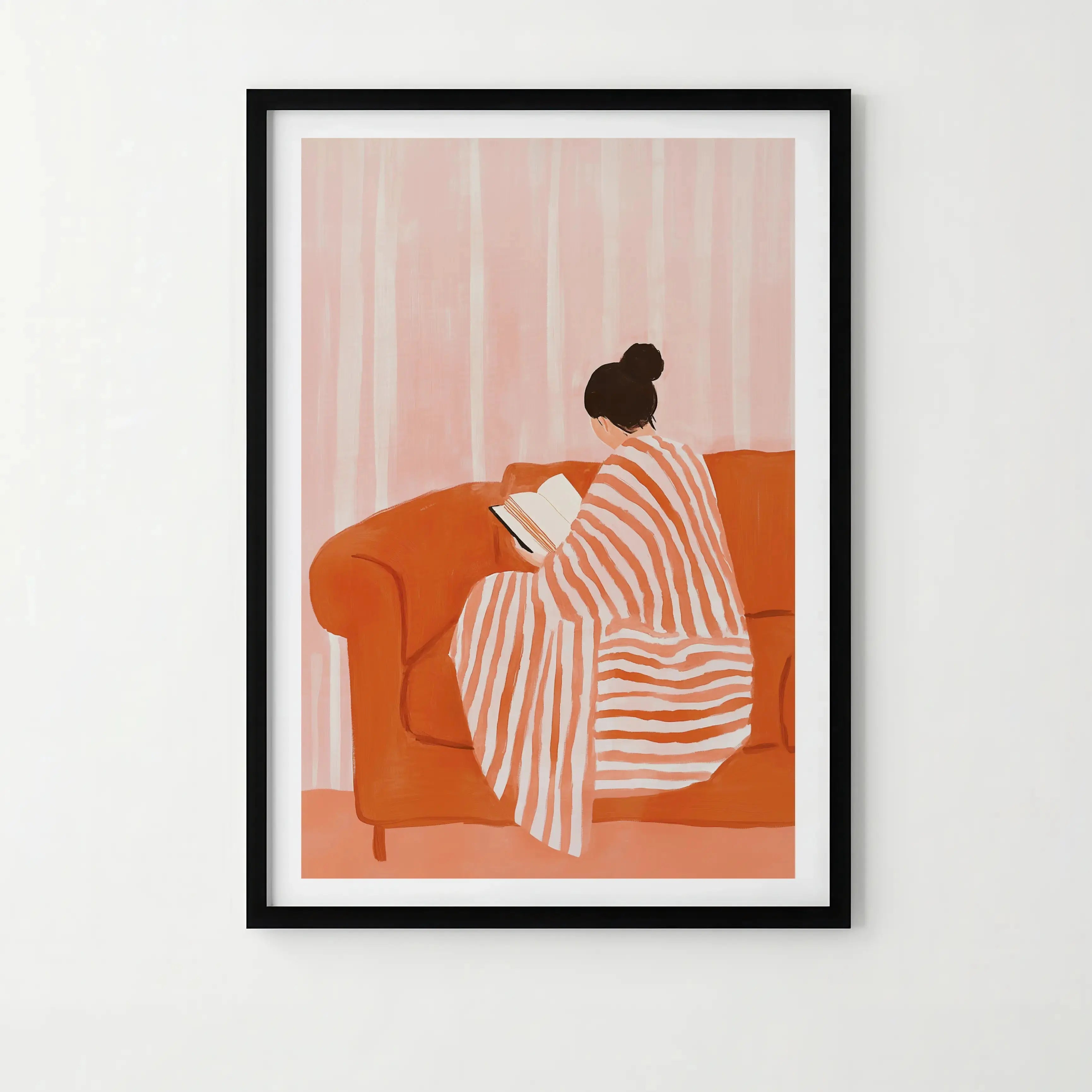 Tableau Décoration – Lecture du Soir – Le Refuge Intérieur