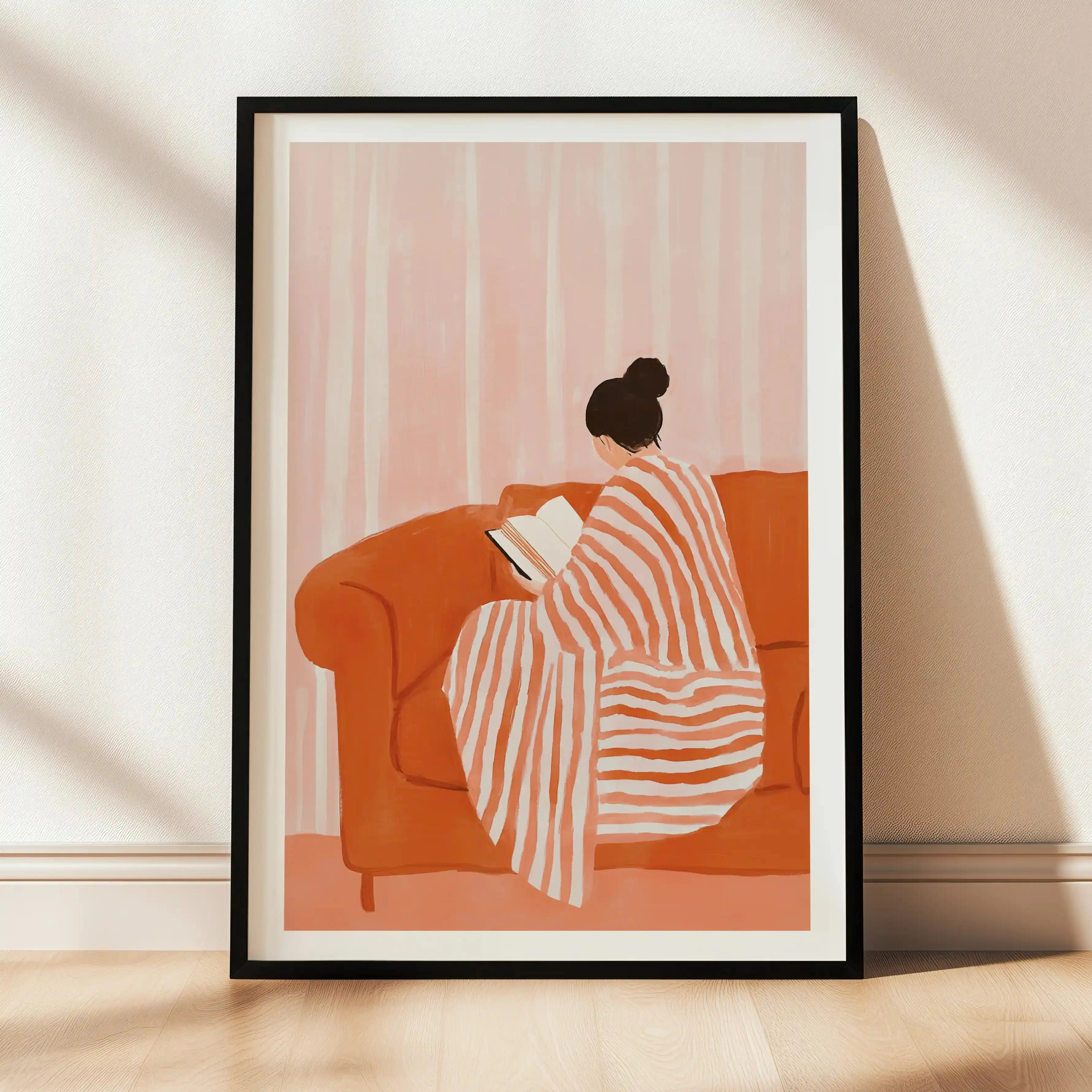 Tableau Décoration – Lecture du Soir – Le Refuge Intérieur