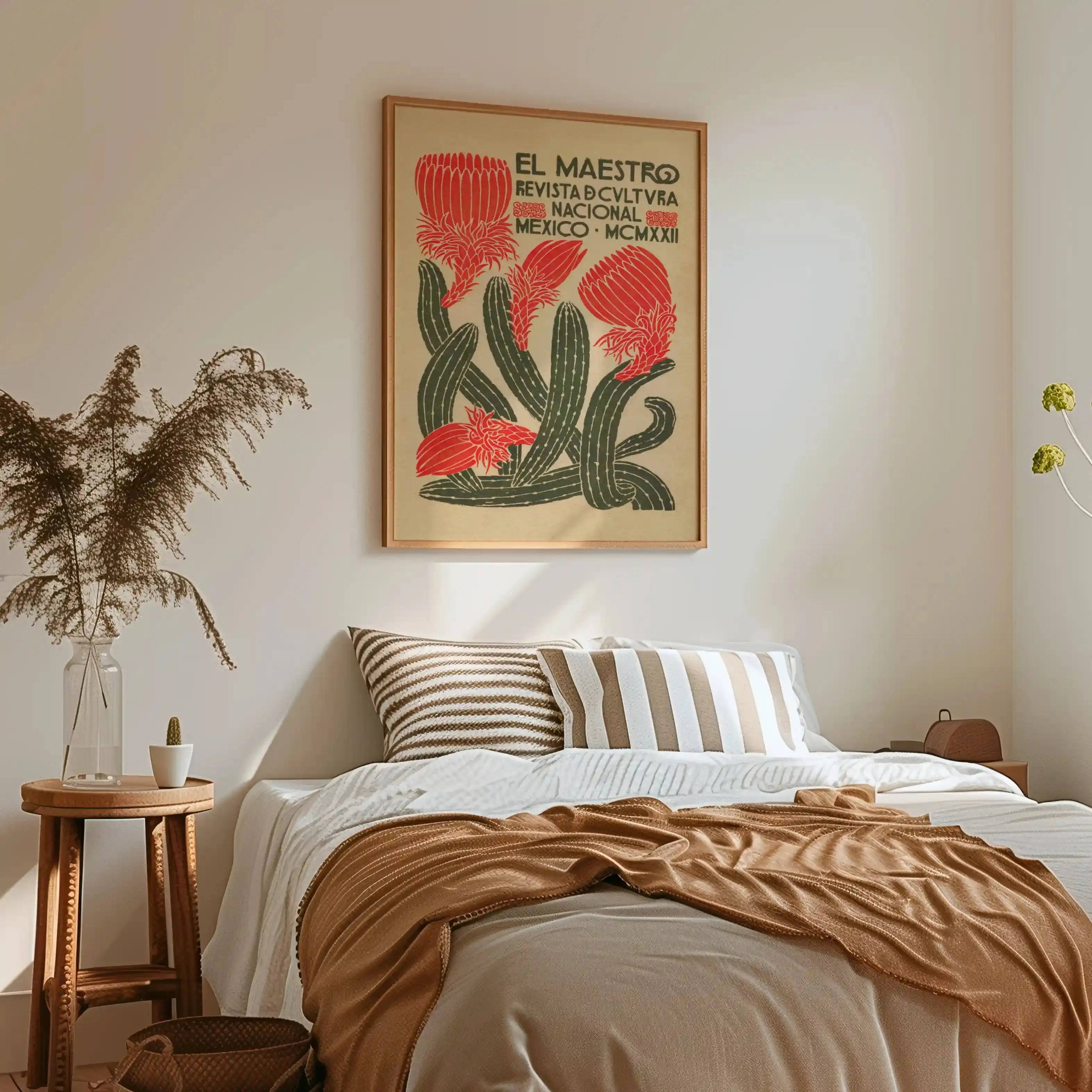 Tableau Décoration - El Maestro – Fleurs du Mexique (1922) Kivura Shop