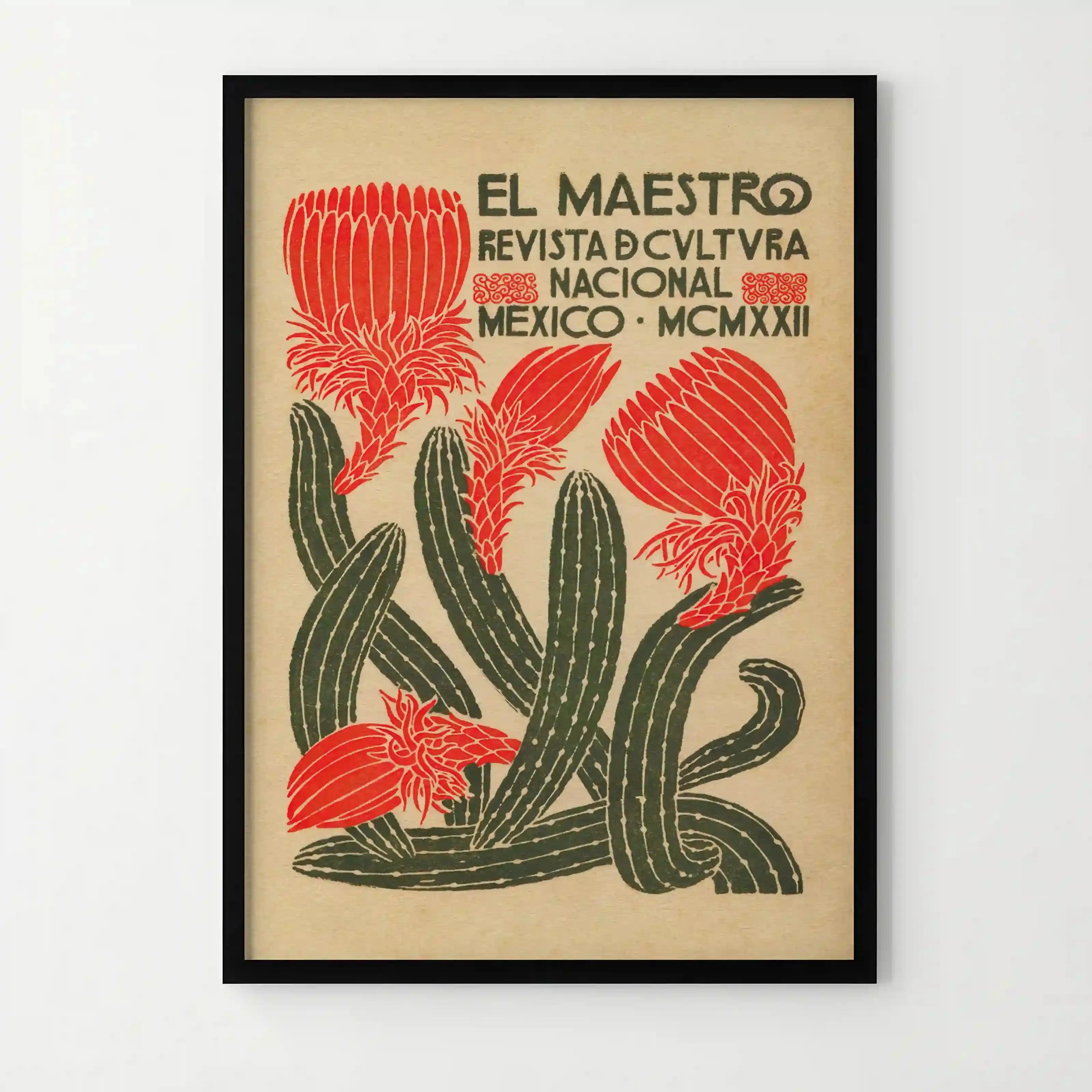 Tableau Décoration - El Maestro – Fleurs du Mexique (1922)